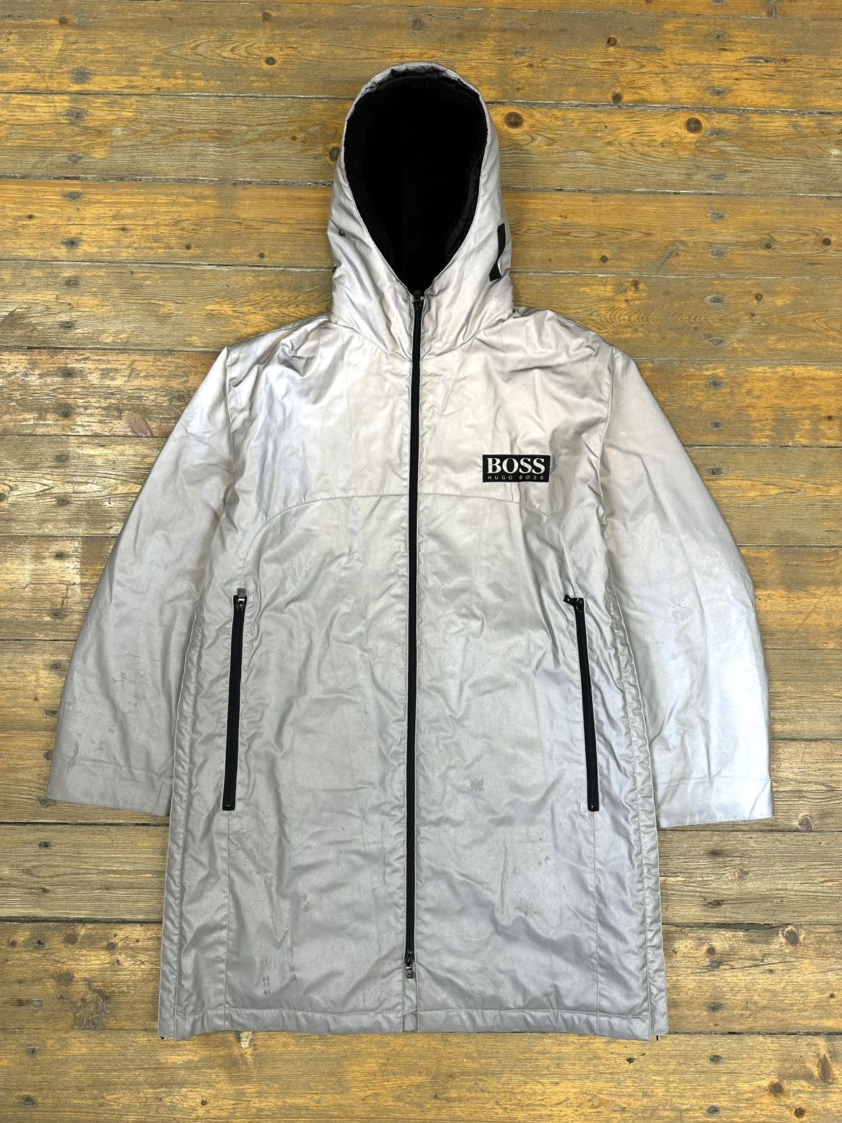 Hugo Boss Hugo Boss Reflective Parkas Jacket 3M Vintage Size US XL / EU 56 / 4 - 1 Thumbnail
