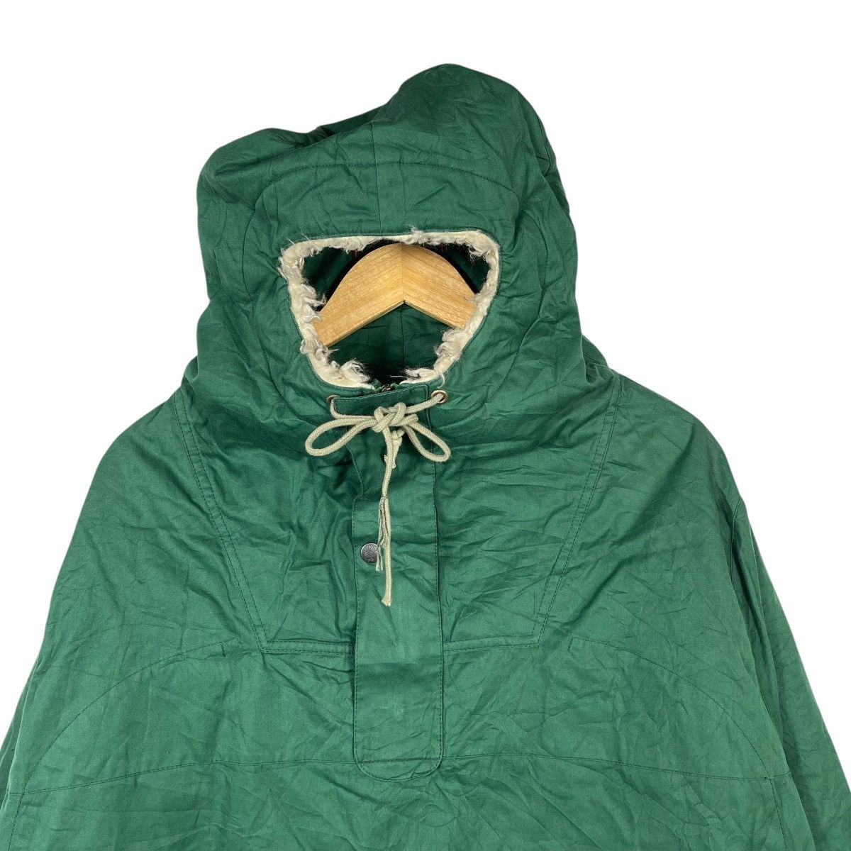 Vintage Vintage Grenfell Smock Jacket Green Hooded Anorak Size US XXL / EU 58 / 5 - 2 Thumbnail
