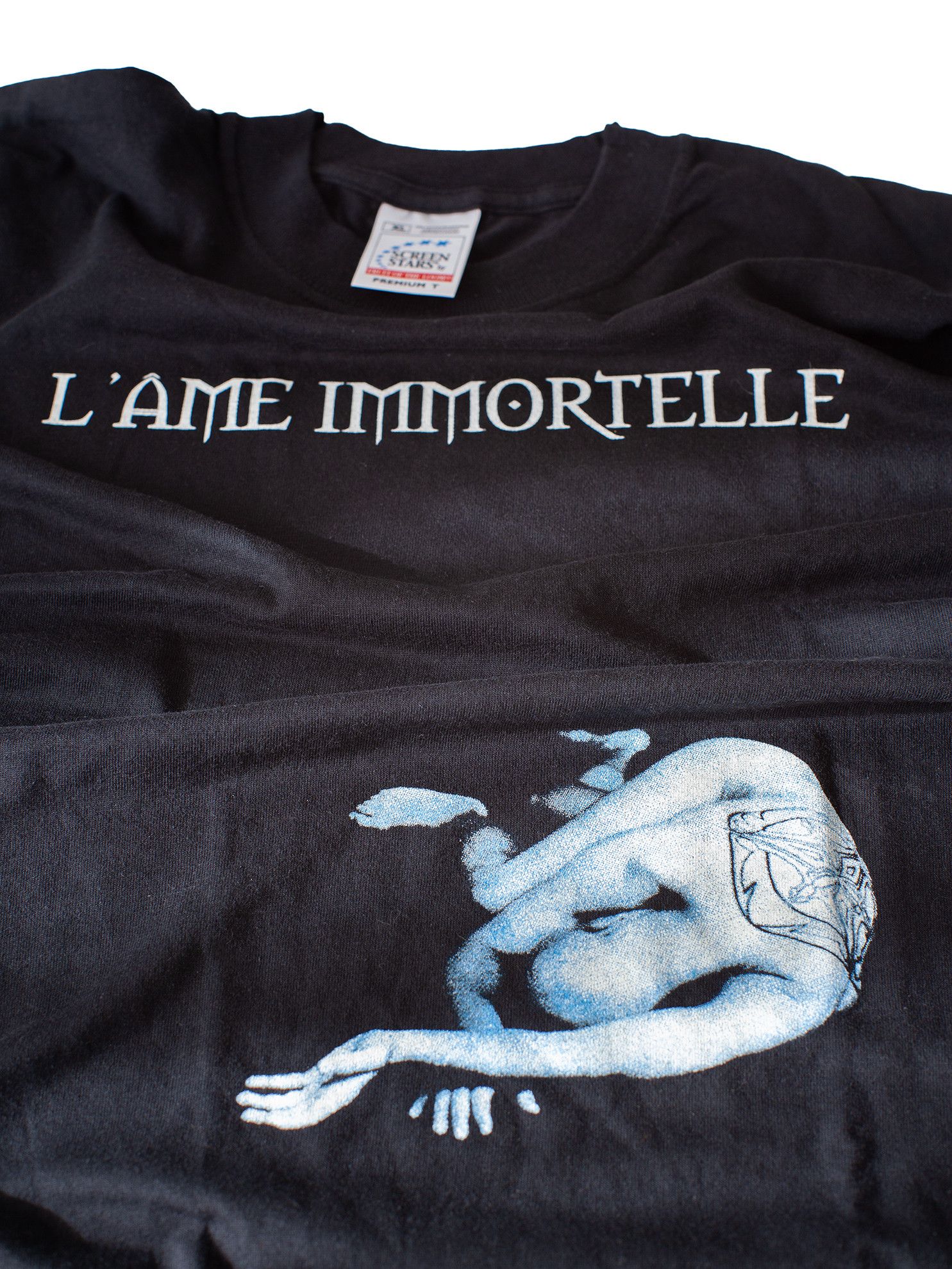 Band Tees Vintage 90s L'Ame Immortelle Industrial Metal Band T-Shirt Size US XL / EU 56 / 4 - 3 Thumbnail