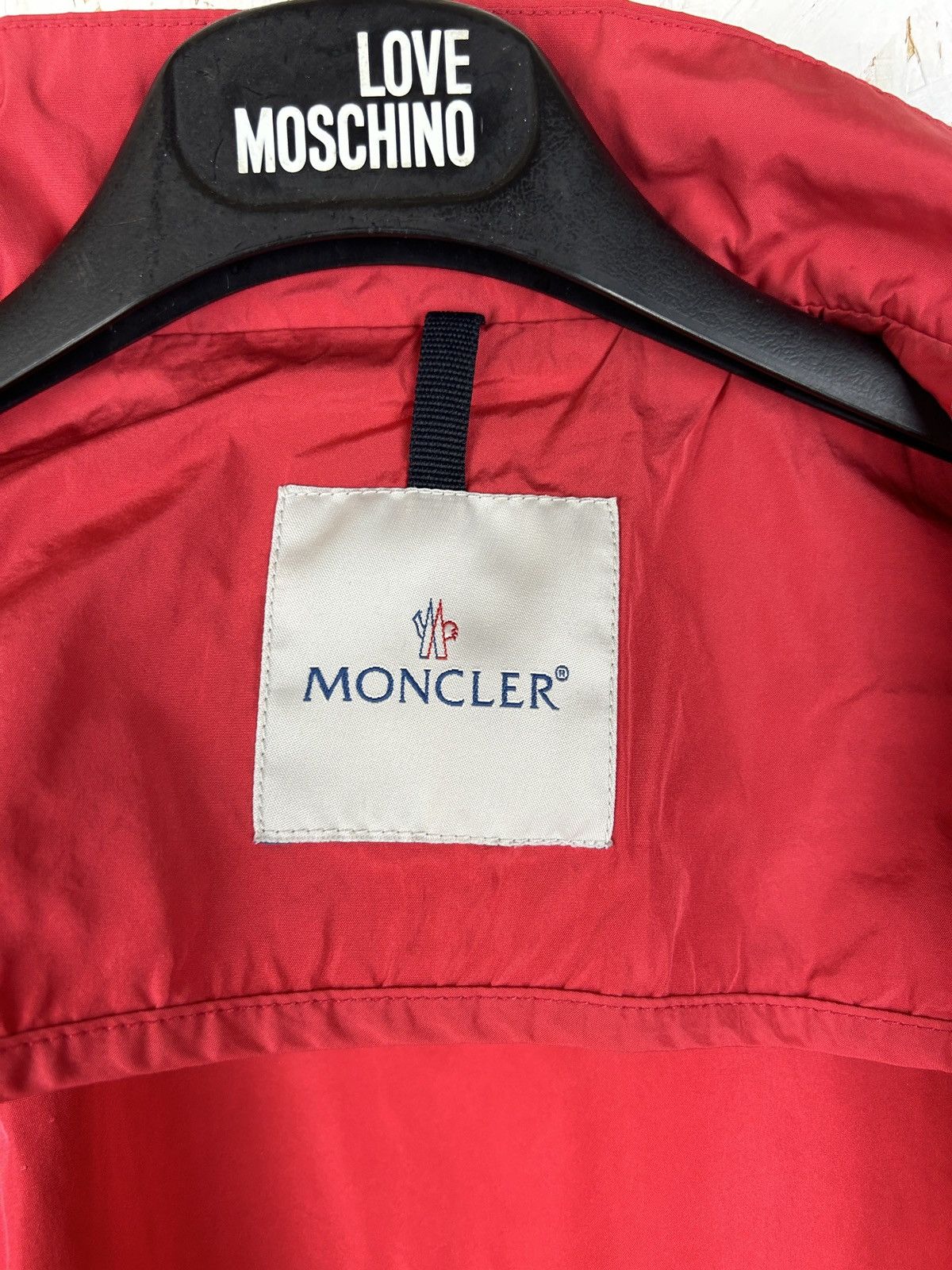 Moncler Moncler Red Rain Jacket Nylon Coat Size 4 Size L / US 10 / IT 46 - 15 Thumbnail