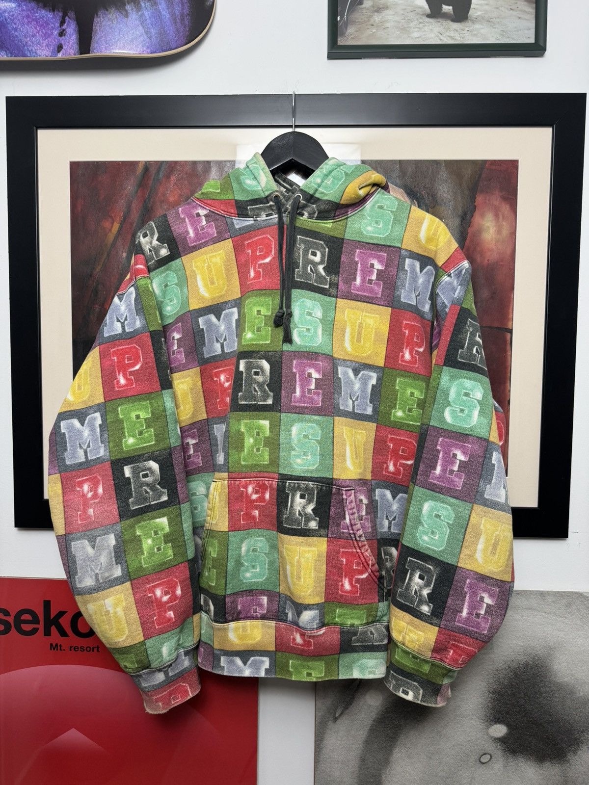 Supreme FW20 Supreme Blocks Hoodie Skate Streetwear Fullprint Rare Size US M / EU 48-50 / 2 - 1 Thumbnail