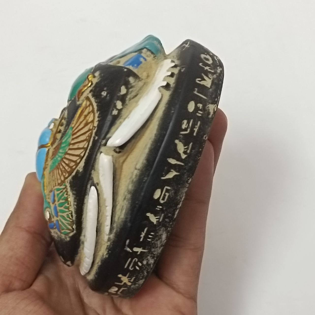 Handmade Handcrafted Egyptian scarab – unique souvenir, cultural Size ONE SIZE - 8 Thumbnail