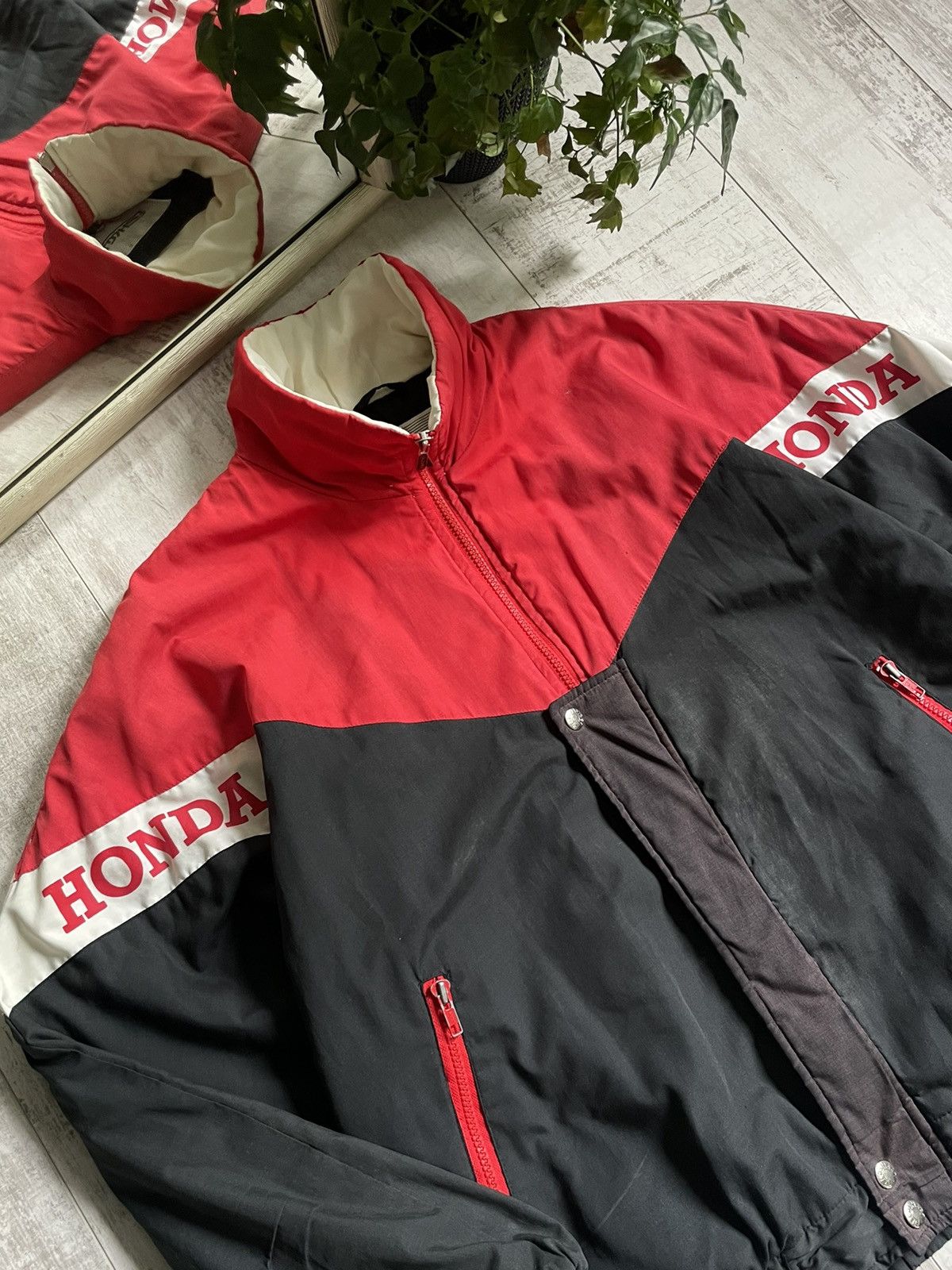 Honda Vintage Fieldsheer Honda 80’s Racing Y2K Bomber Jacket RARE Size US M / EU 48-50 / 2 - 3 Thumbnail