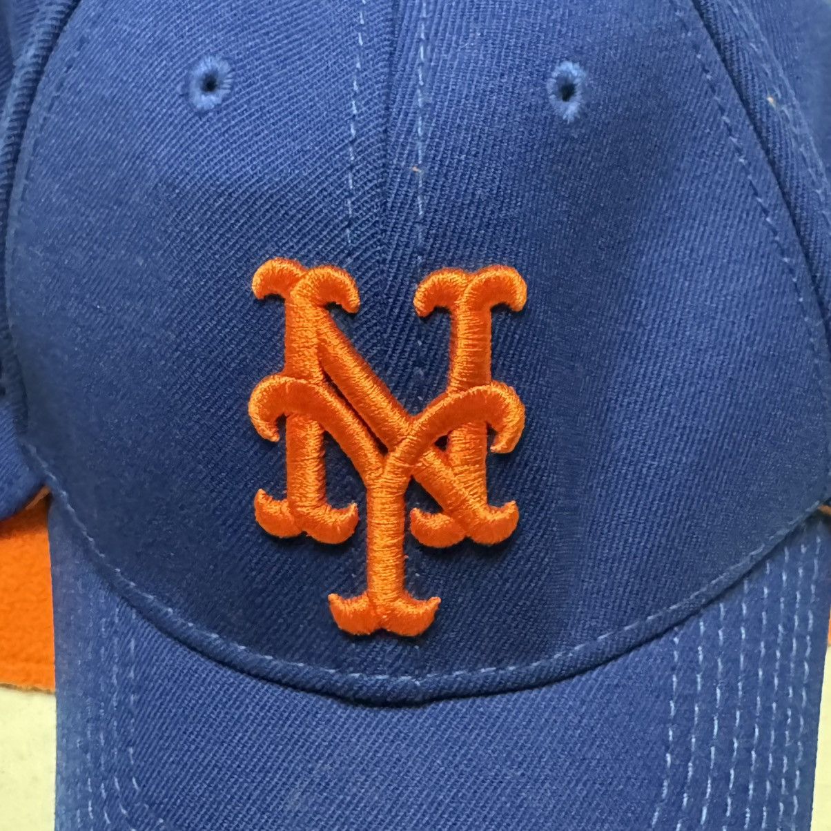 New Era RARE New Era NY Mets Fitted Hat W/ Flip Down Protector S/M Size ONE SIZE - 9 Thumbnail