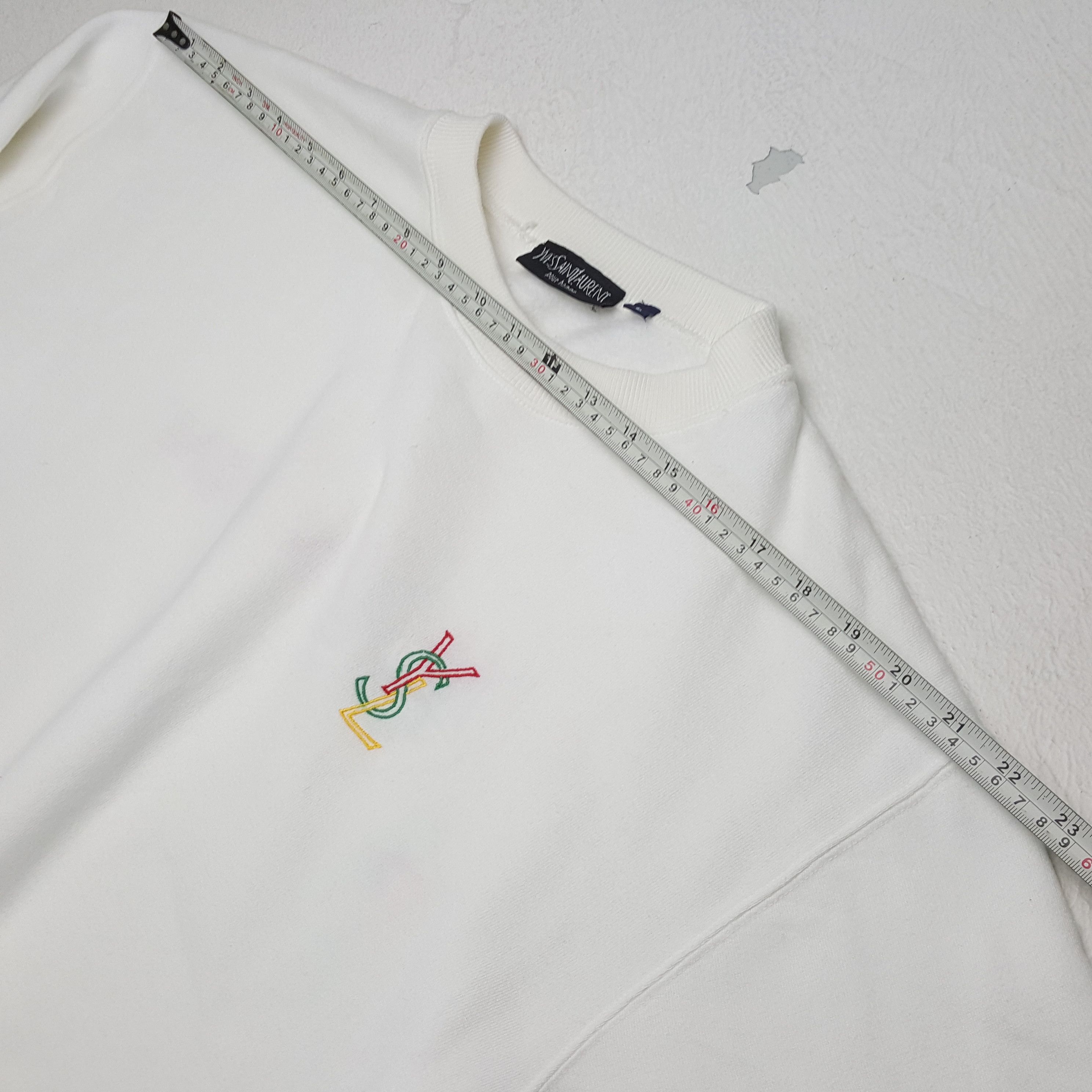 Vintage × Yves Saint Laurent Vintage YVES SAINT LAURENT Italian Fashion Brand Sweatshirt Size US L / EU 52-54 / 3 - 5 Thumbnail