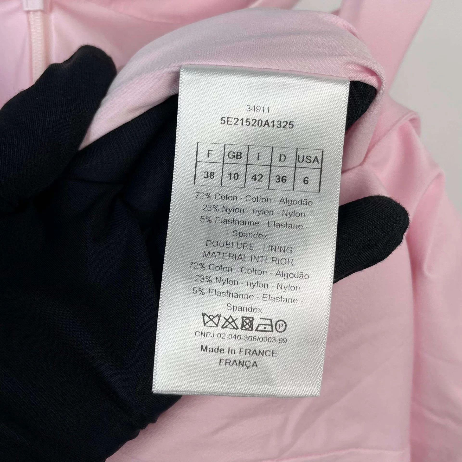 Dior Dior V-neck pink dress 36 Size XS / US 0-2 / IT 36-38 - 4 Thumbnail