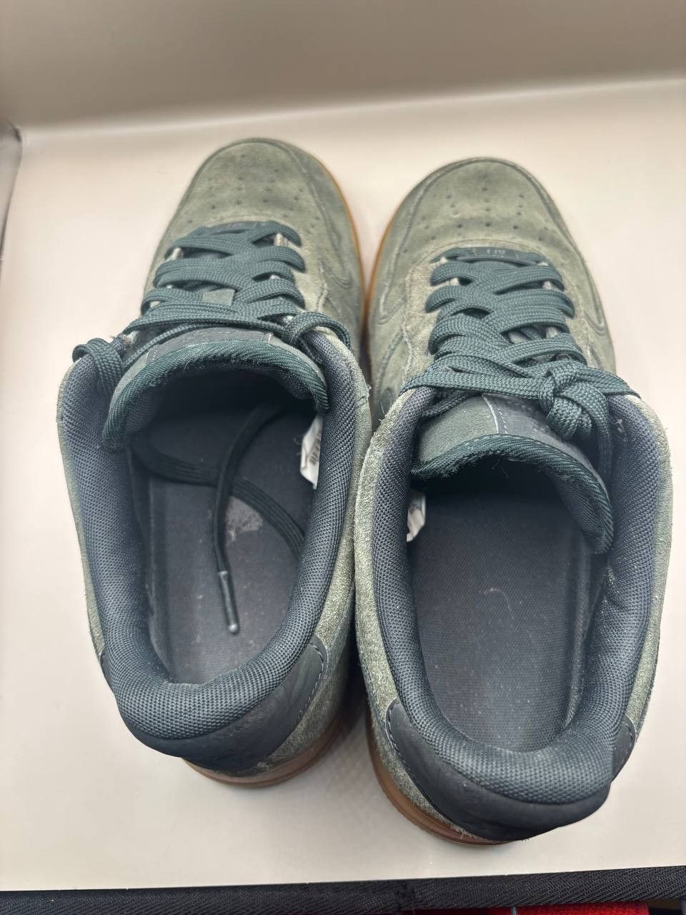 Nike Nike Air Force 1 Low Suede "Outdoor Green" Gum Sole Size US 8.5 / EU 41-42 - 8 Thumbnail