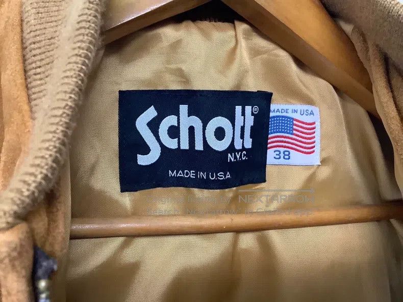 Schott Schott Suede jacket, baseball uniform Size US S / EU 44-46 / 1 - 6 Thumbnail