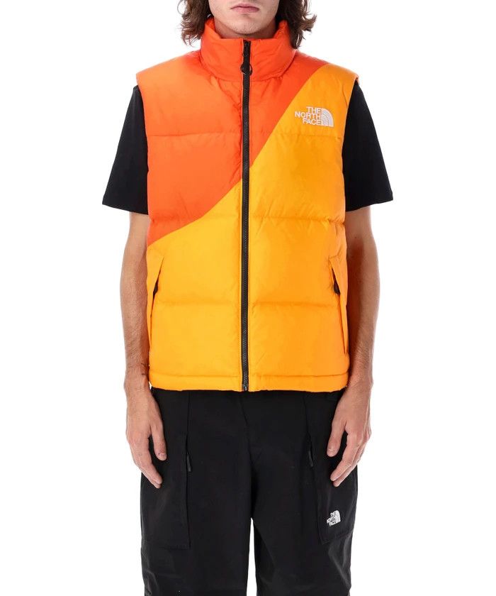 The North Face o1s22i1n1124 Nylon Ripstop Vest in Orange Yellow Size US S / EU 44-46 / 1 - 1 Thumbnail