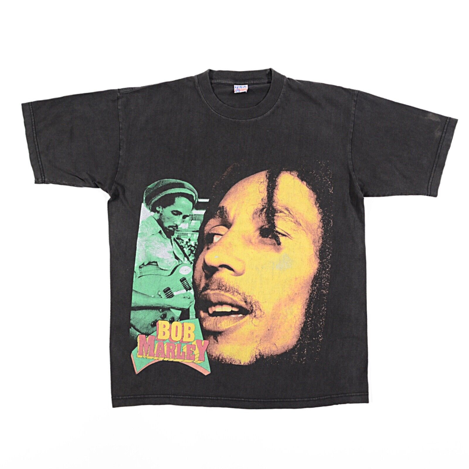 Vintage BOB MARLEY No Woman No Cry 90's VTG T-Shirt L/XL Rap Reggae Size US XL / EU 56 / 4 - 3 Thumbnail