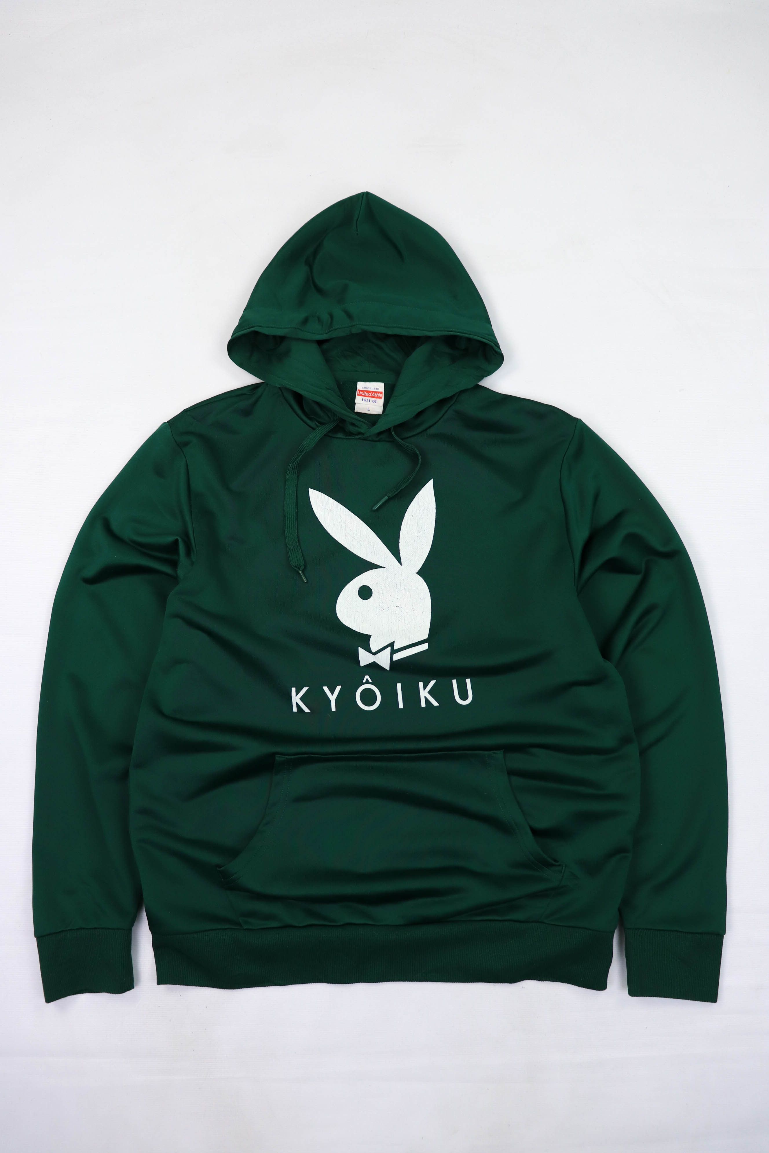 Vintage United Athle Vintage Kyôiku Playboy Logo Polyester Hoodie Size US L / EU 52-54 / 3 - 1 Thumbnail