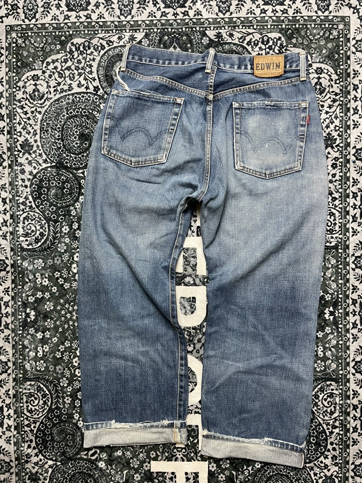 Edwin Edwin 505sx selvedge distressed Size US 33 - 2 Thumbnail