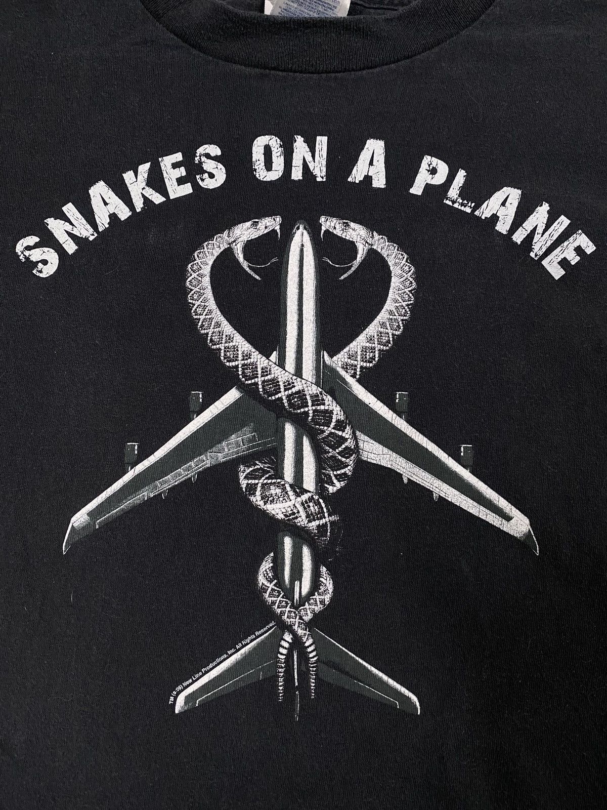 Vintage Vintage Snakes on a Plane Y2K Movie Promo Tee Shirt Large Size US L / EU 52-54 / 3 - 3 Thumbnail