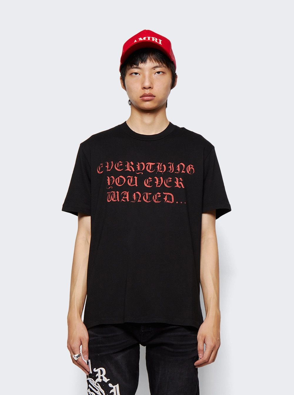 Amiri o1gr1nt1124 Everything T-Shirt in Black/Red Size US S / EU 44-46 / 1 - 3 Thumbnail