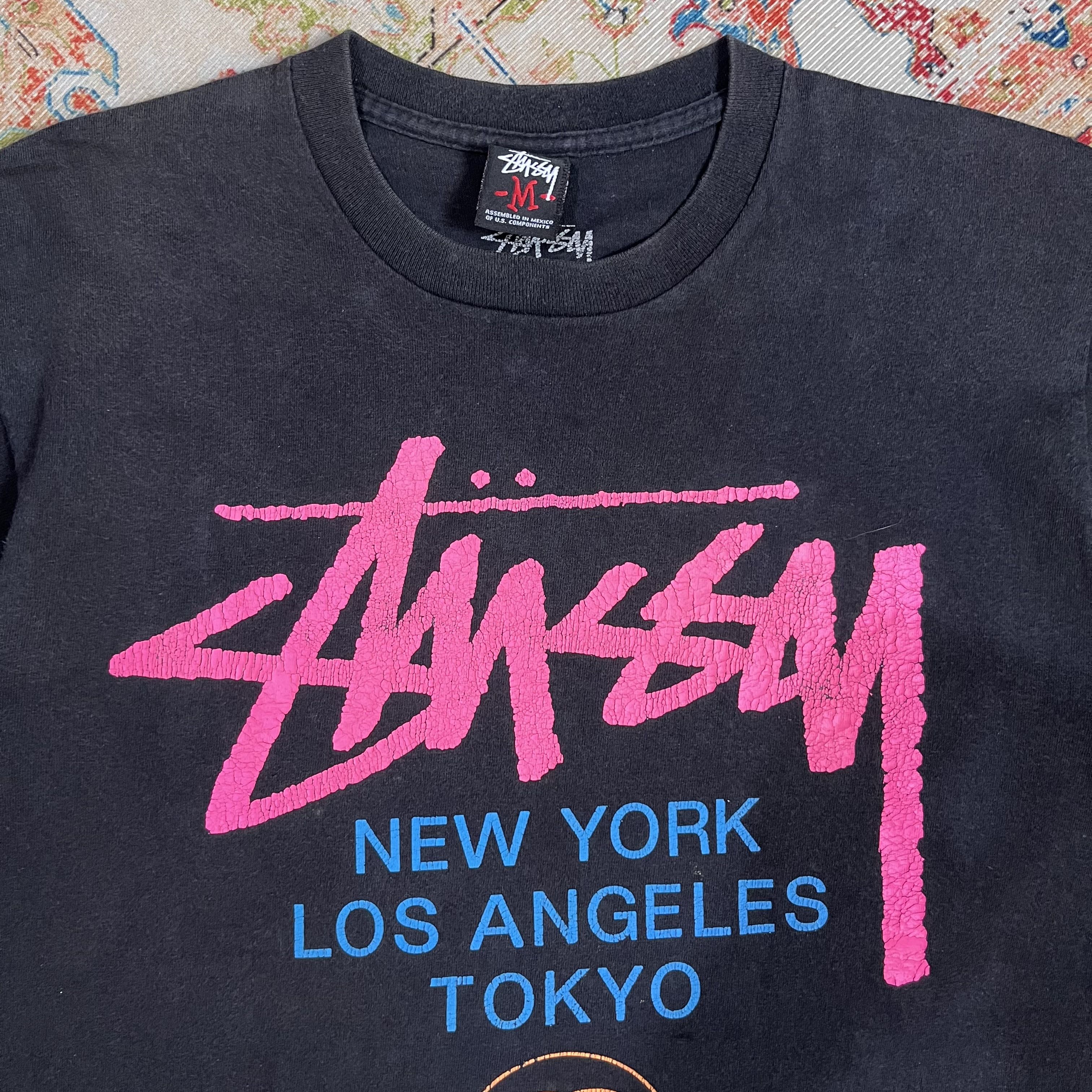 Stussy ☠️LAST DROP Stussy tour multicolour local colour Size US M / EU 48-50 / 2 - 4 Thumbnail