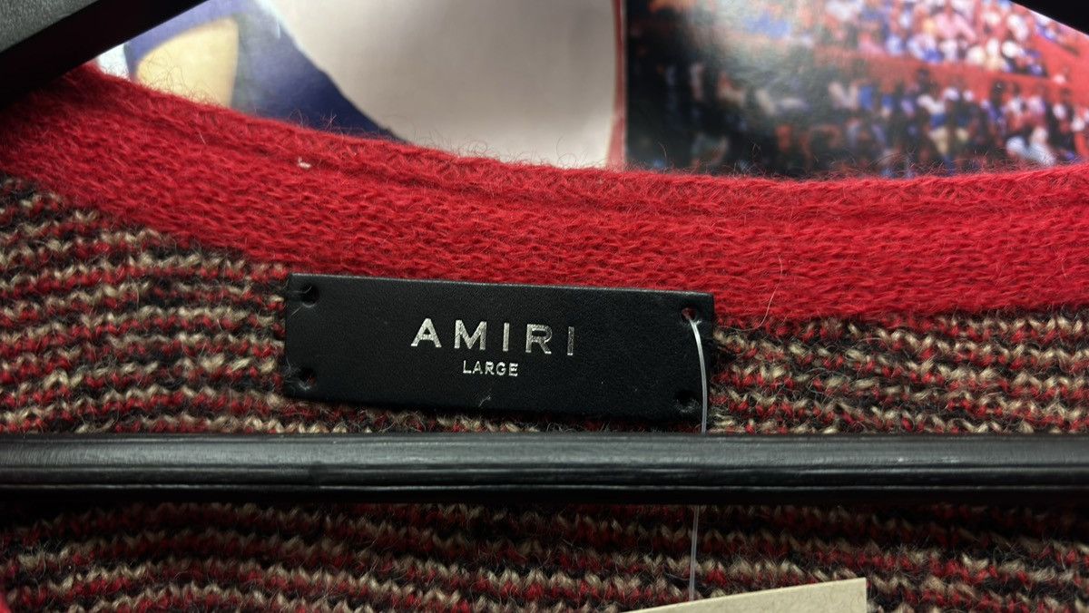 Amiri Amiri Heart Intarsia Cardigan Knit Designer Pullover Size US L / EU 52-54 / 3 - 6 Thumbnail