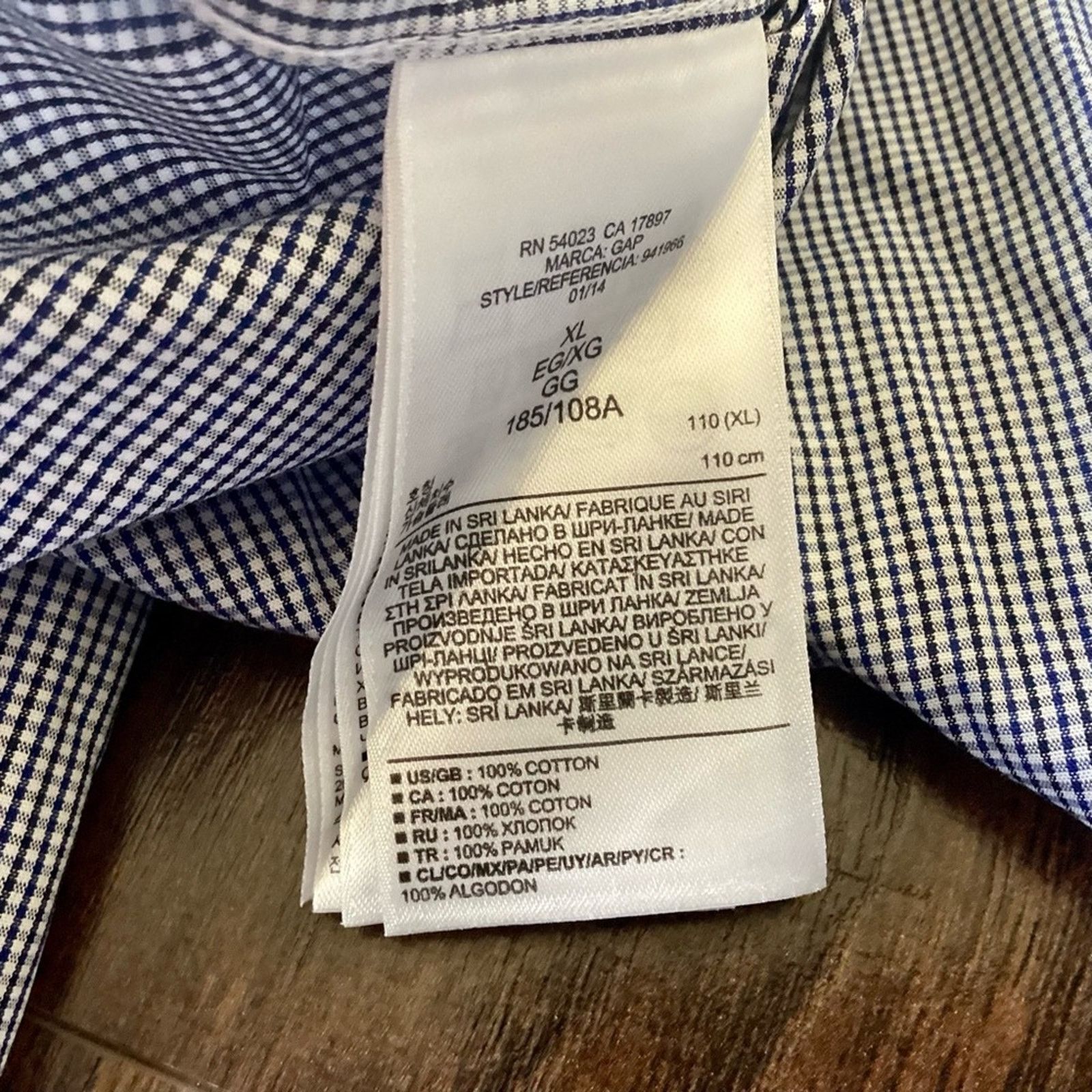 Gap NWOT GAP Non-Iron Button Down Size US XL / EU 56 / 4 - 4 Thumbnail