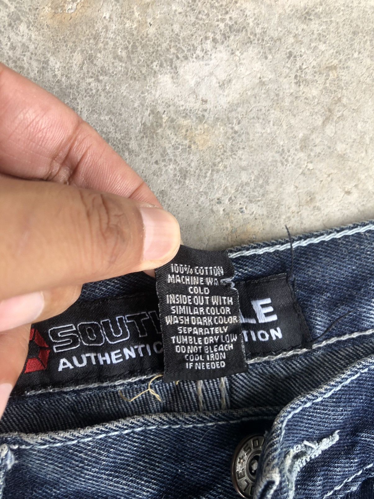 Southpole Y2k Southpole Baggy Jeans Hip Hop Distressed Jeans Size US 32 / EU 48 - 16 Thumbnail