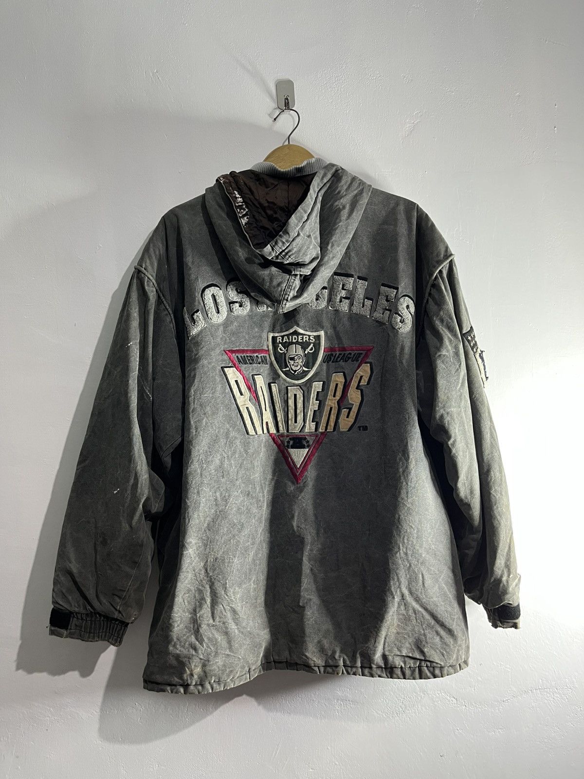 NFL Vintage raiders campri NFL destroyed jacket Size US S / EU 44-46 / 1 - 1 Thumbnail