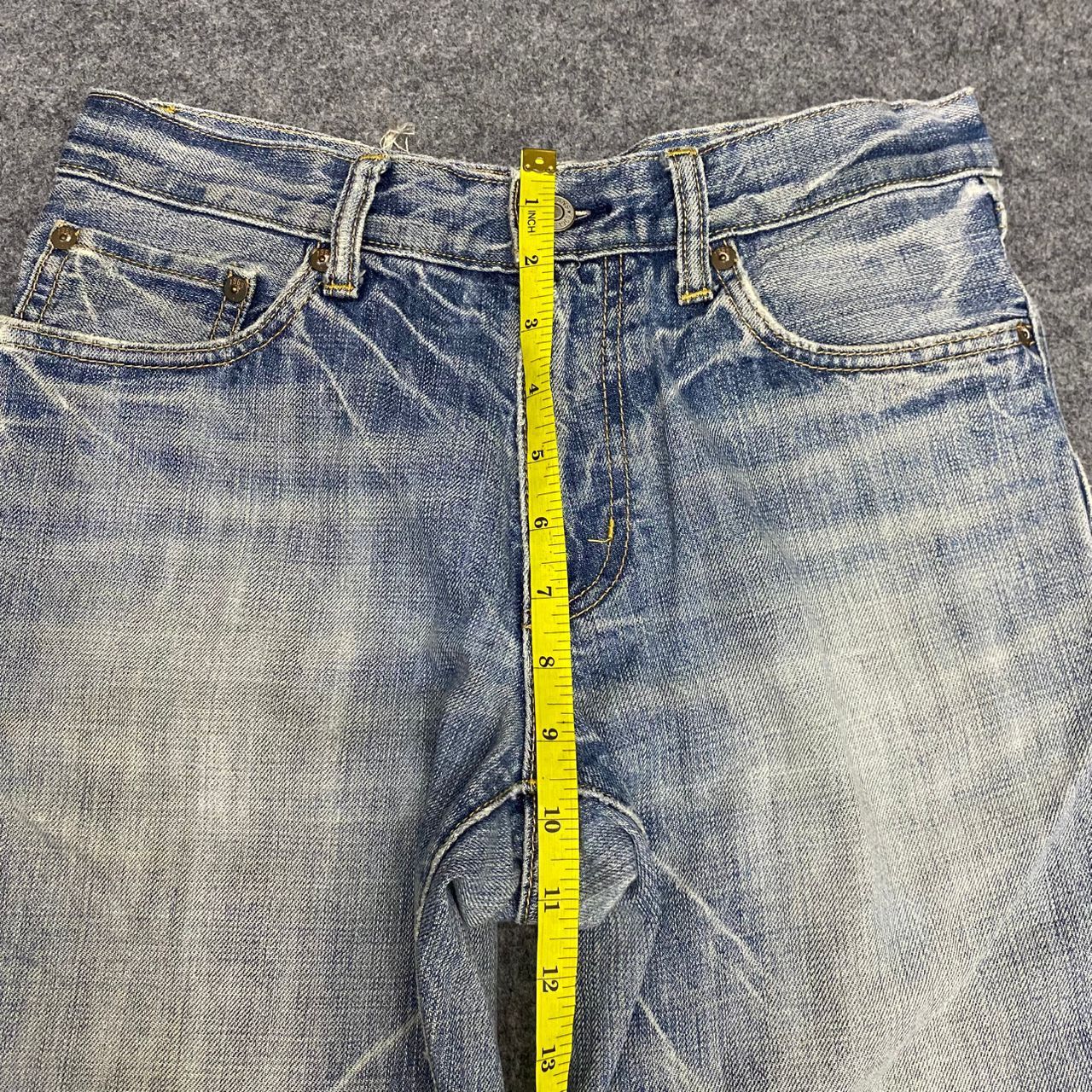 If Six Was Nine Flare Vintage The Gap Distressed Denim Size US 31 - 7 Thumbnail