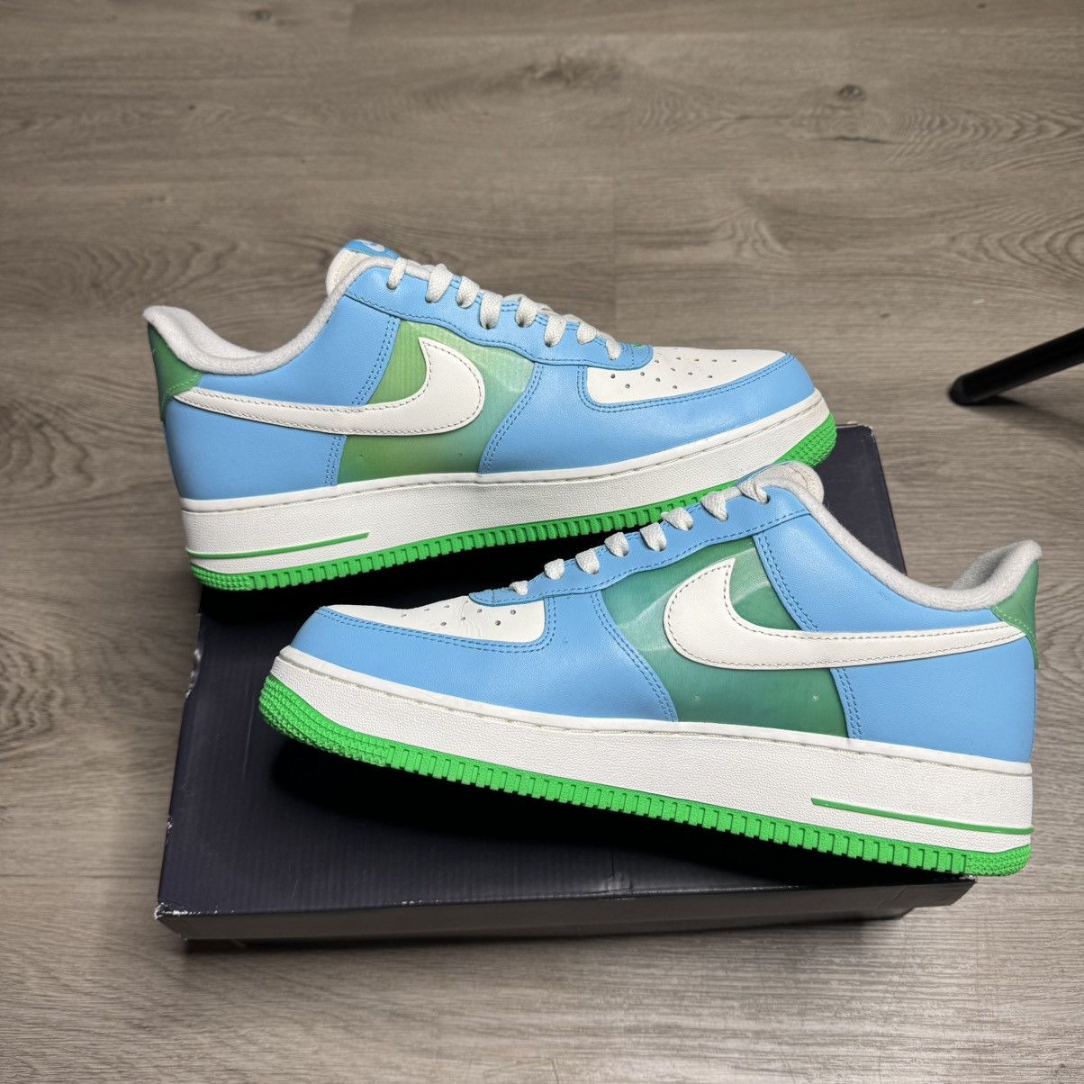 Nike Nike Air Force 1 Low ‘07 - Aquarius Blue Vapor Green (2024) Size US 9.5 / EU 42-43 - 5 Thumbnail
