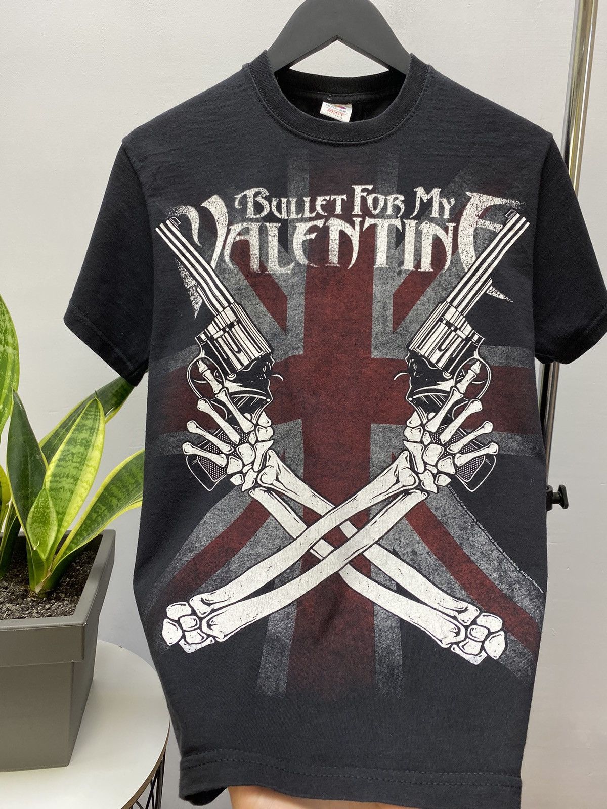 Band Tees × Vintage 00s Vintage Bullet For My Valentine Skull Guns T-Shirt Size US M / EU 48-50 / 2 - 9 Thumbnail