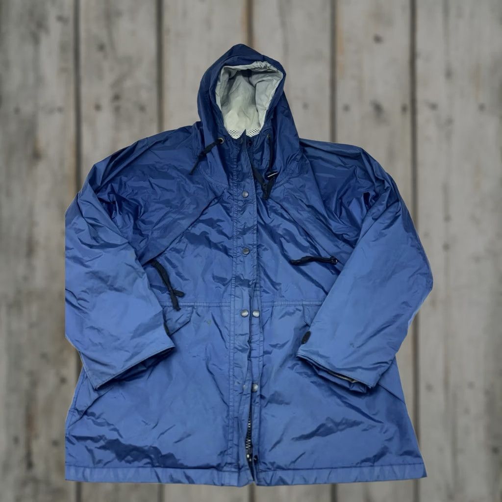Vintage VINTAGE REI Thaw Gore-Tex Jacket Hooded Waterproof Outdoor Hiking 90s Women’s L Blue Full Zip Hooded Windbreaker Pockets Womens Size L / US 10 / IT 46 - 1 Thumbnail