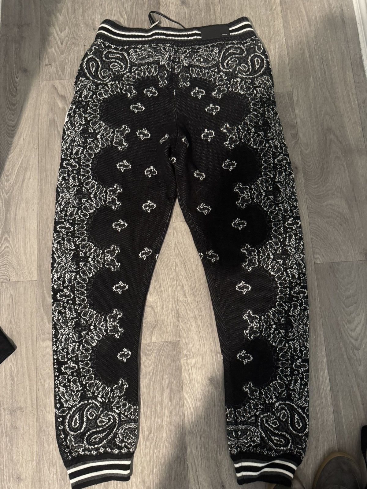 Amiri Amiri bandana knit sweatpants Size US 34 / EU 50 - 1 Thumbnail