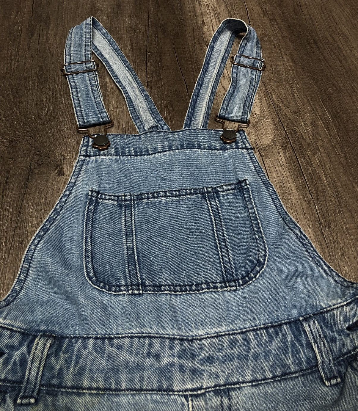 GU × Japanese Brand GU OVERALL DISTRESSED DENIM UNISEX Size US 32 / EU 48 - 8 Thumbnail