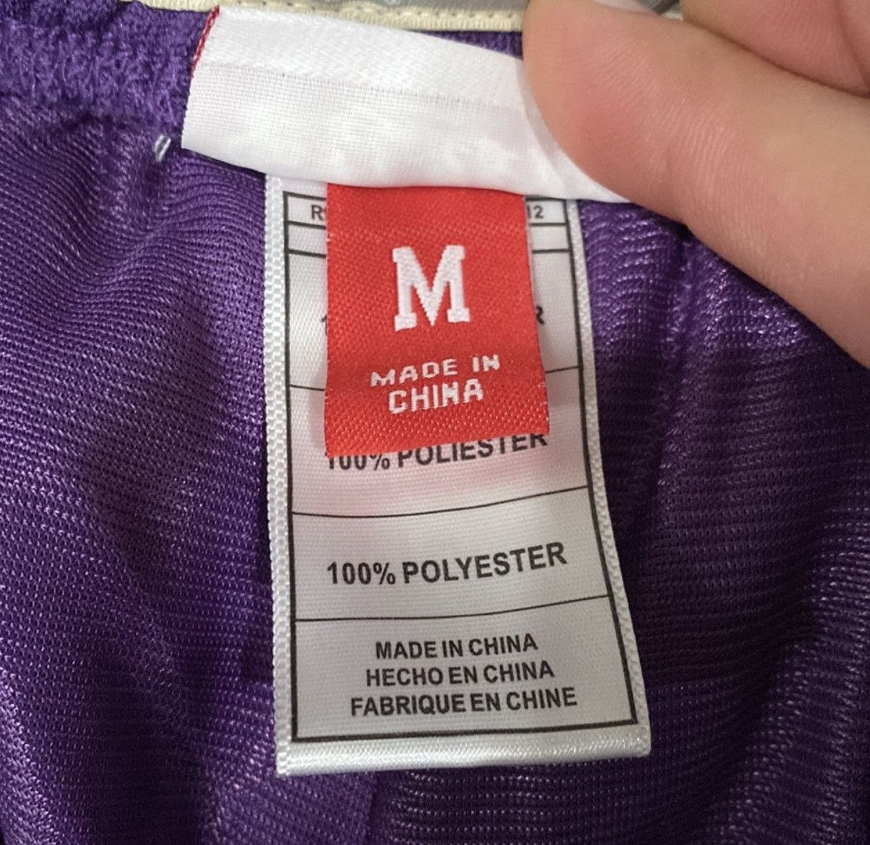 Vintage Mitchell and Ness Lakers Shorts Size US 32 / EU 48 - 3 Thumbnail