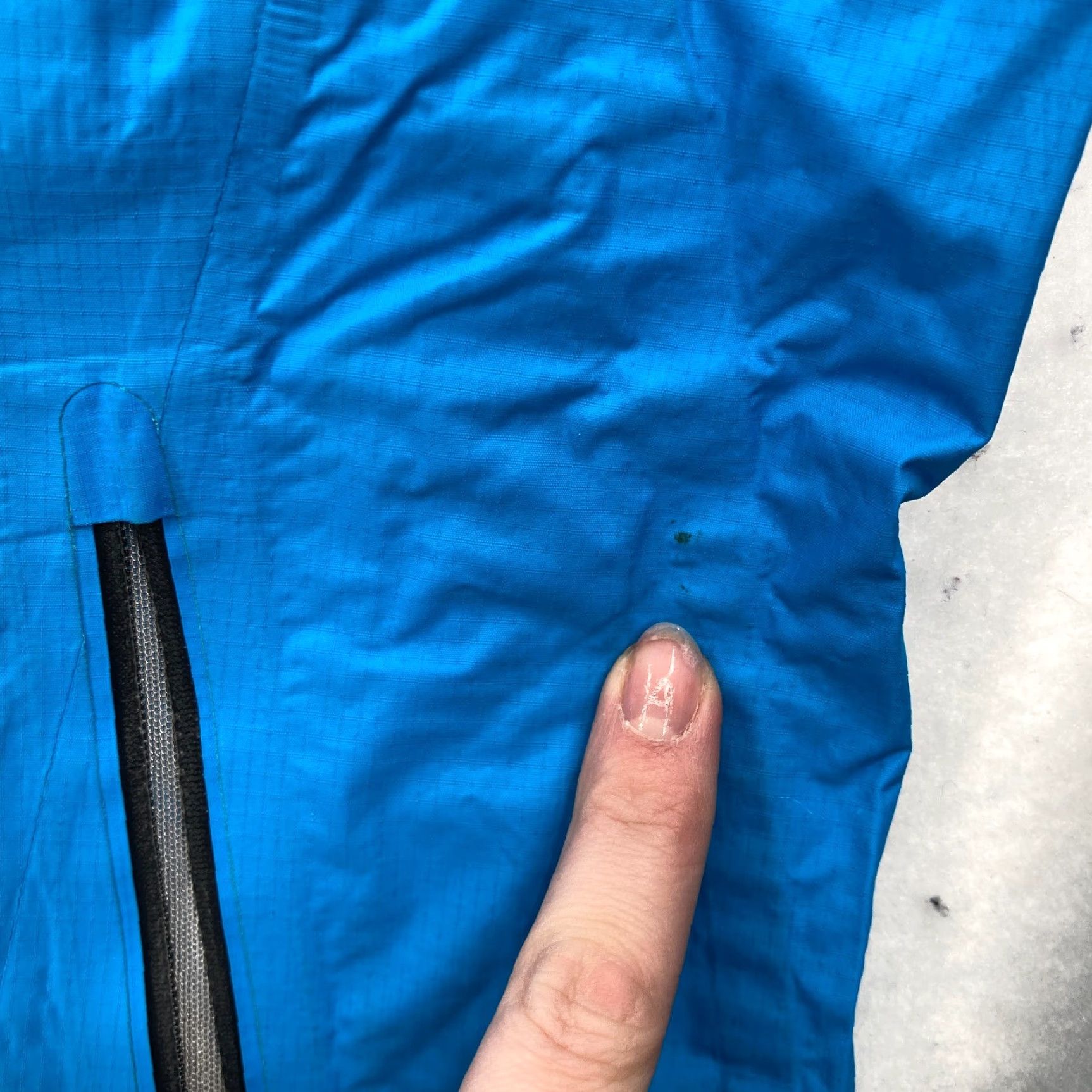 Eddie Bauer VINTAGE Eddie Bauer First Ascent Rain Jacket Women's Large Blue Ripstop Water Resistant Size L / US 10 / IT 46 - 5 Thumbnail