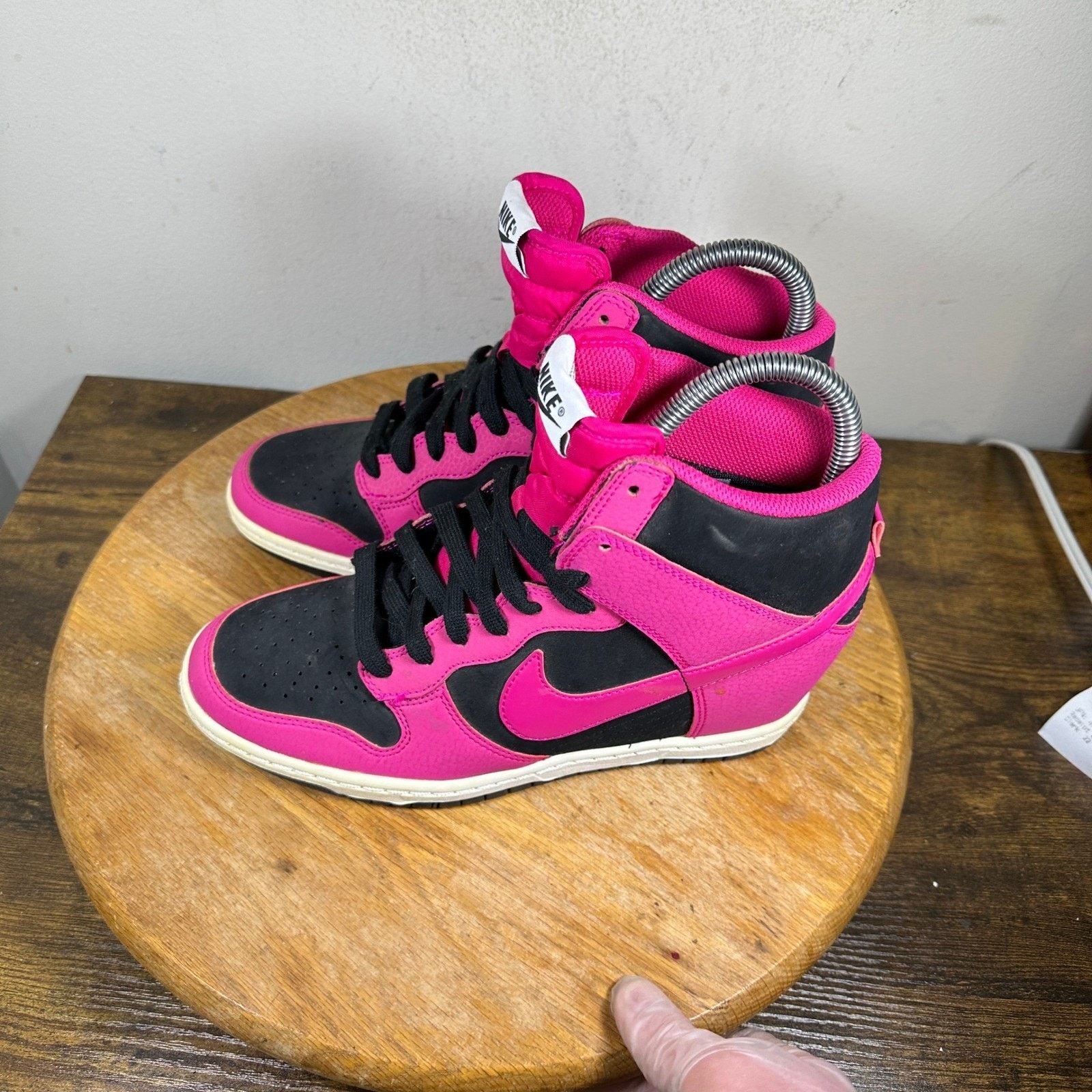 Nike Nike Dunk Sky Hi Pink Hidden Wedge 644877-010 Womens Size 8 Size US 8 / IT 38 - 3 Thumbnail