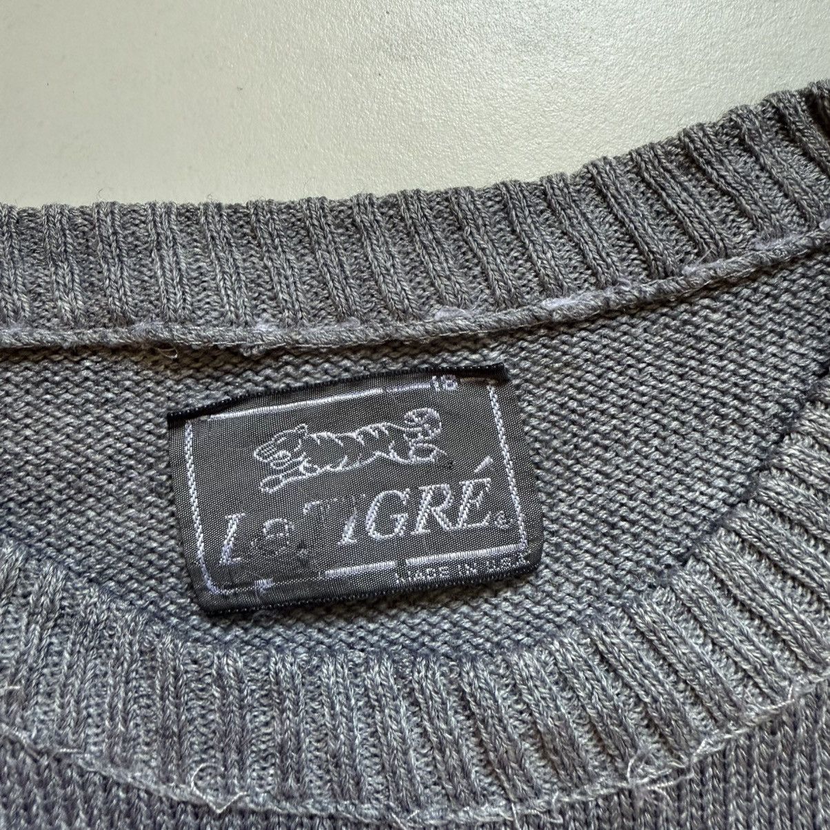Le TIGRE × Vintage Vintage 90s Le Tigré Knitted Sweater Size US S / EU 44-46 / 1 - 4 Thumbnail