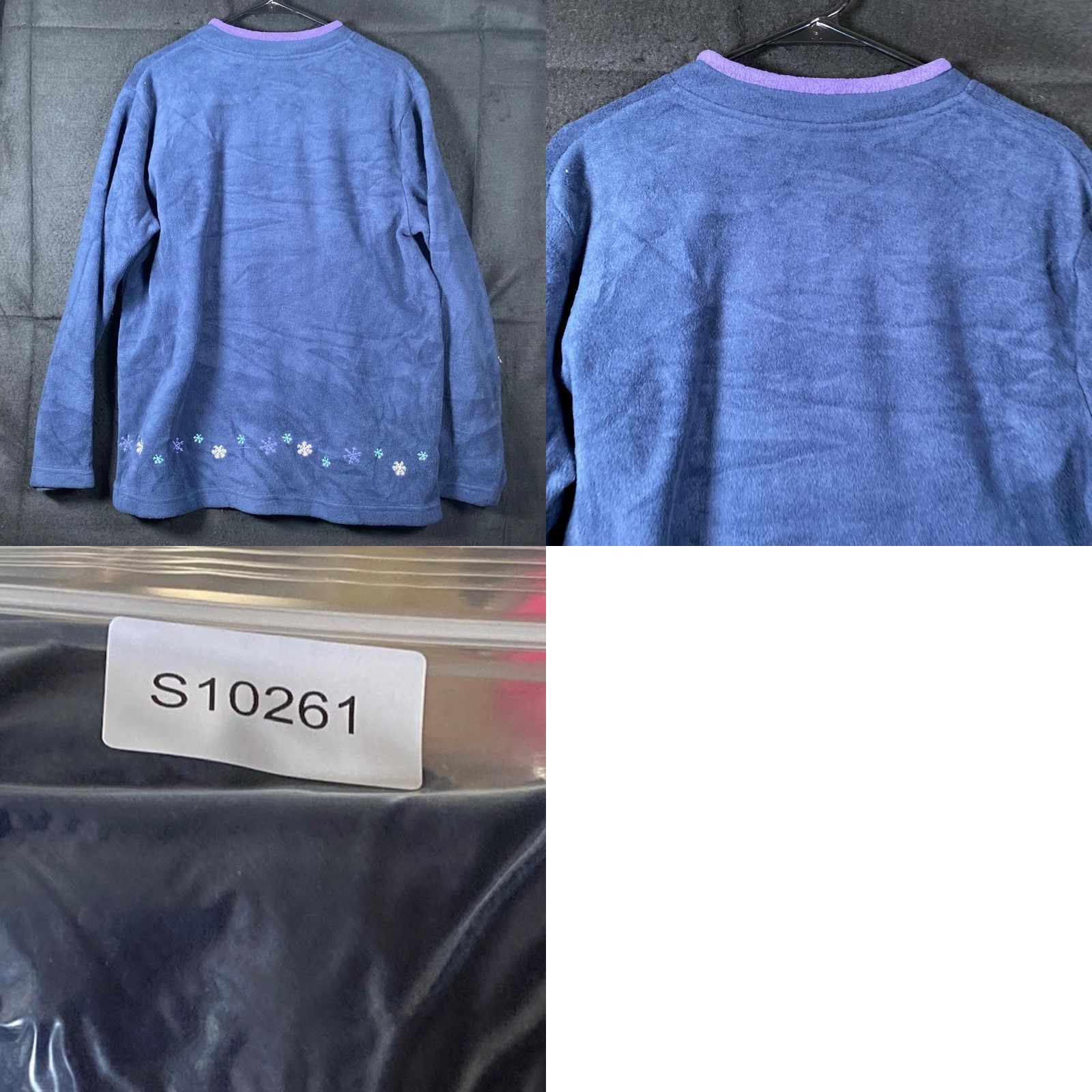 Croft & Barrow VINTAGE Croft & Barrow Sport Womens Sweater Blue Polar Bear V-Neck Large Knit Pullover Winter Size L / US 10 / IT 46 - 8 Thumbnail
