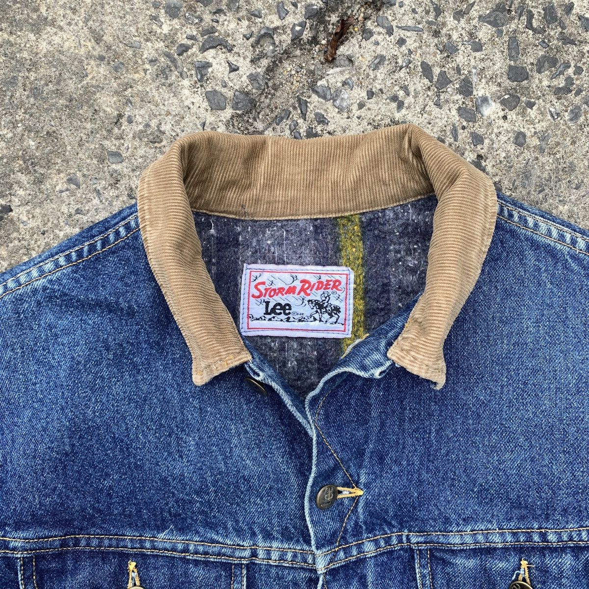 Lee × Vintage Lee Storm Riders 80s Canada Denim Linen Jacket Size US L / EU 52-54 / 3 - 5 Thumbnail