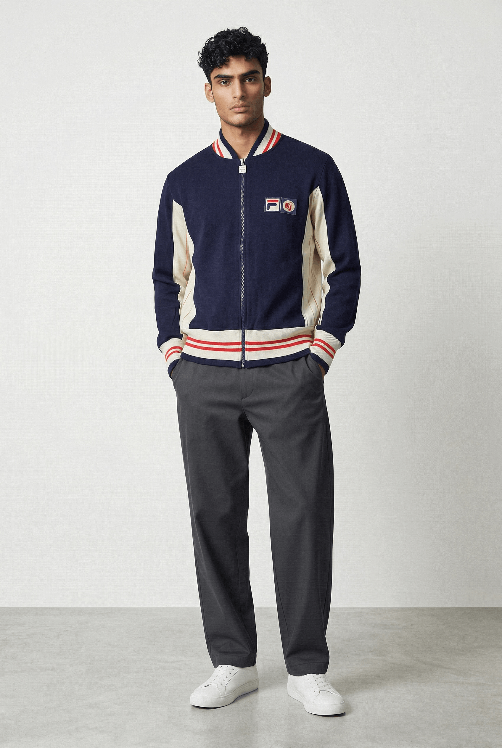 Fila Vintage FILA Björn Borg BJ Logo Track Jacket Made in Italy Size US S / EU 44-46 / 1 - 1 Thumbnail