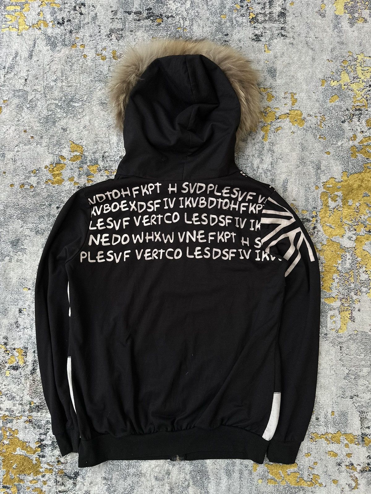 20471120 BRITISH POEM FUR ZIP HOODIE IF SIX WAS NINE LGB STYLE Size US M / EU 48-50 / 2 - 2 Thumbnail