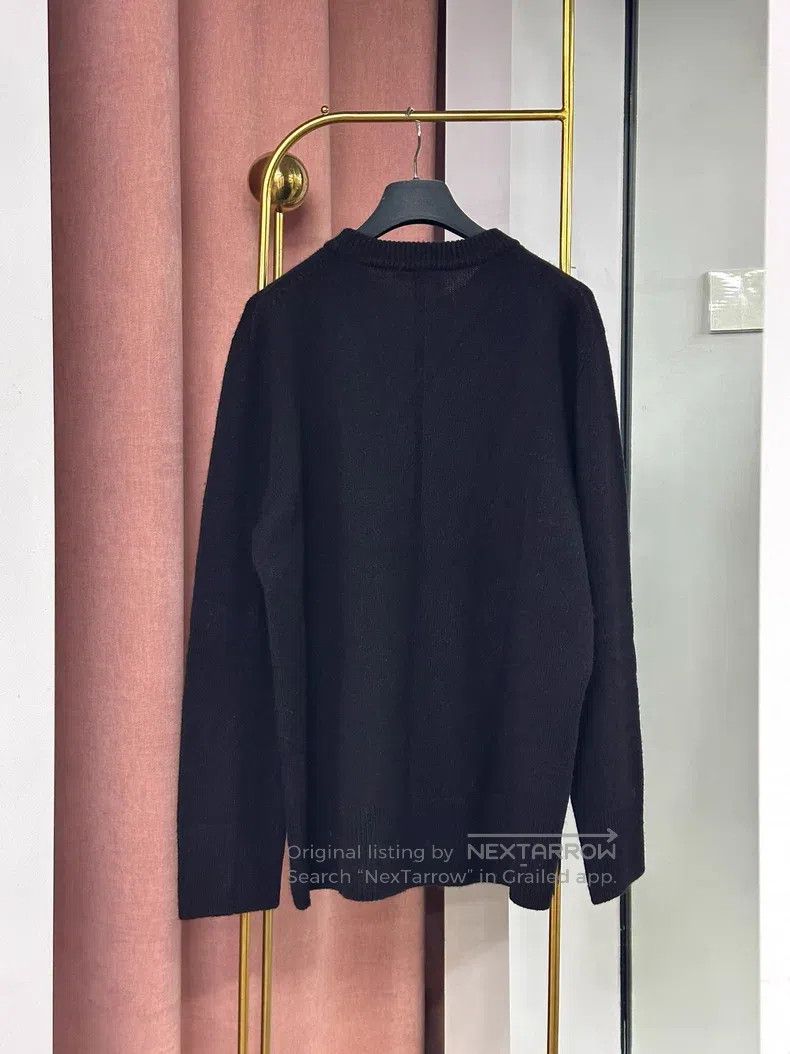 The Row The Row Black Crew Neck Wool Cashmere Sweater Long Sleeve Size XS / US 0-2 / IT 36-38 - 2 Thumbnail