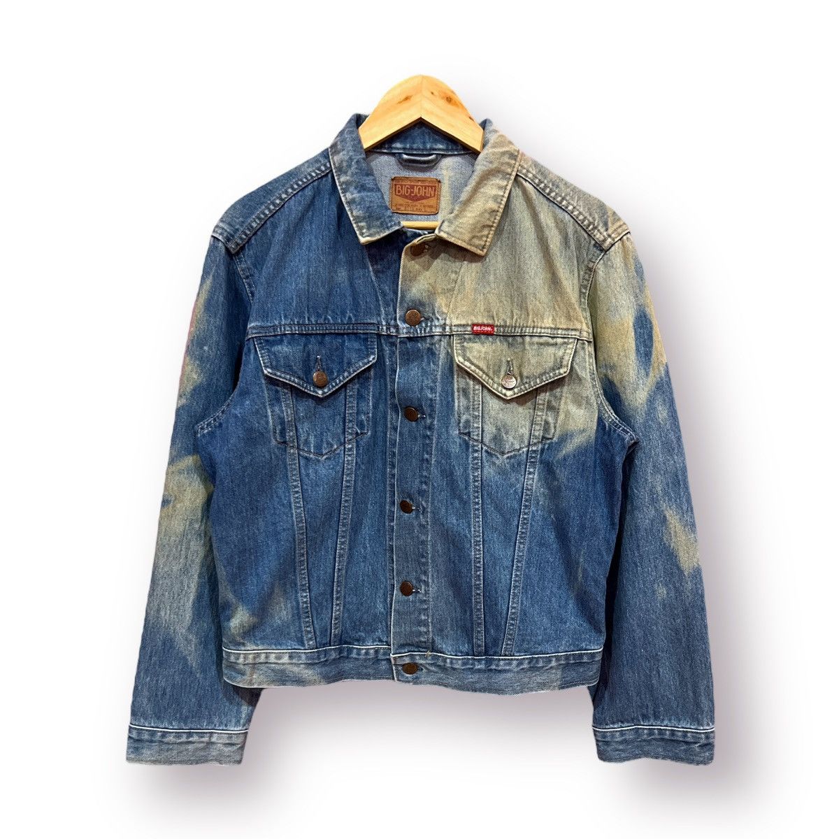 Big John Big John Distressed trucker denim jacket Size US M / EU 48-50 / 2 - 1 Thumbnail