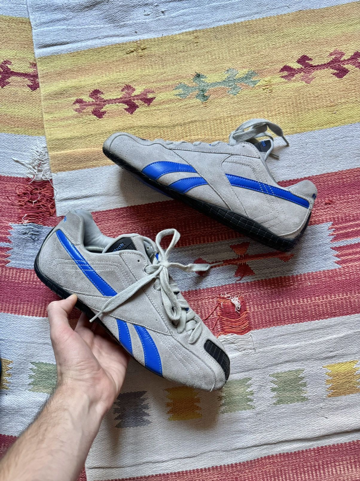 Vintage 00’s Reebok y2k Japanese Low Leather Sneakers