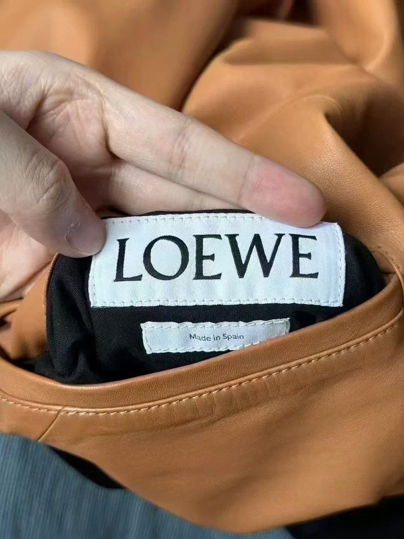 Loewe LOEWE Double-sided gold button leather jacket Size L / US 10 / IT 46 - 5 Thumbnail