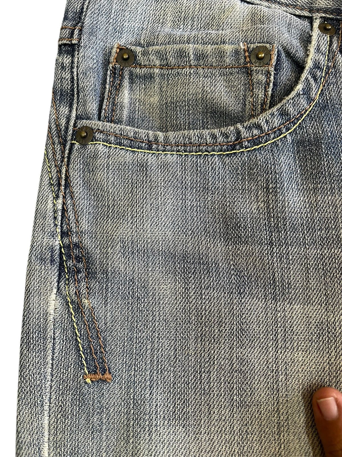 Hang Ten Vintage Hang Ten Flare Faded Denim Size US 32 / EU 48 - 6 Thumbnail