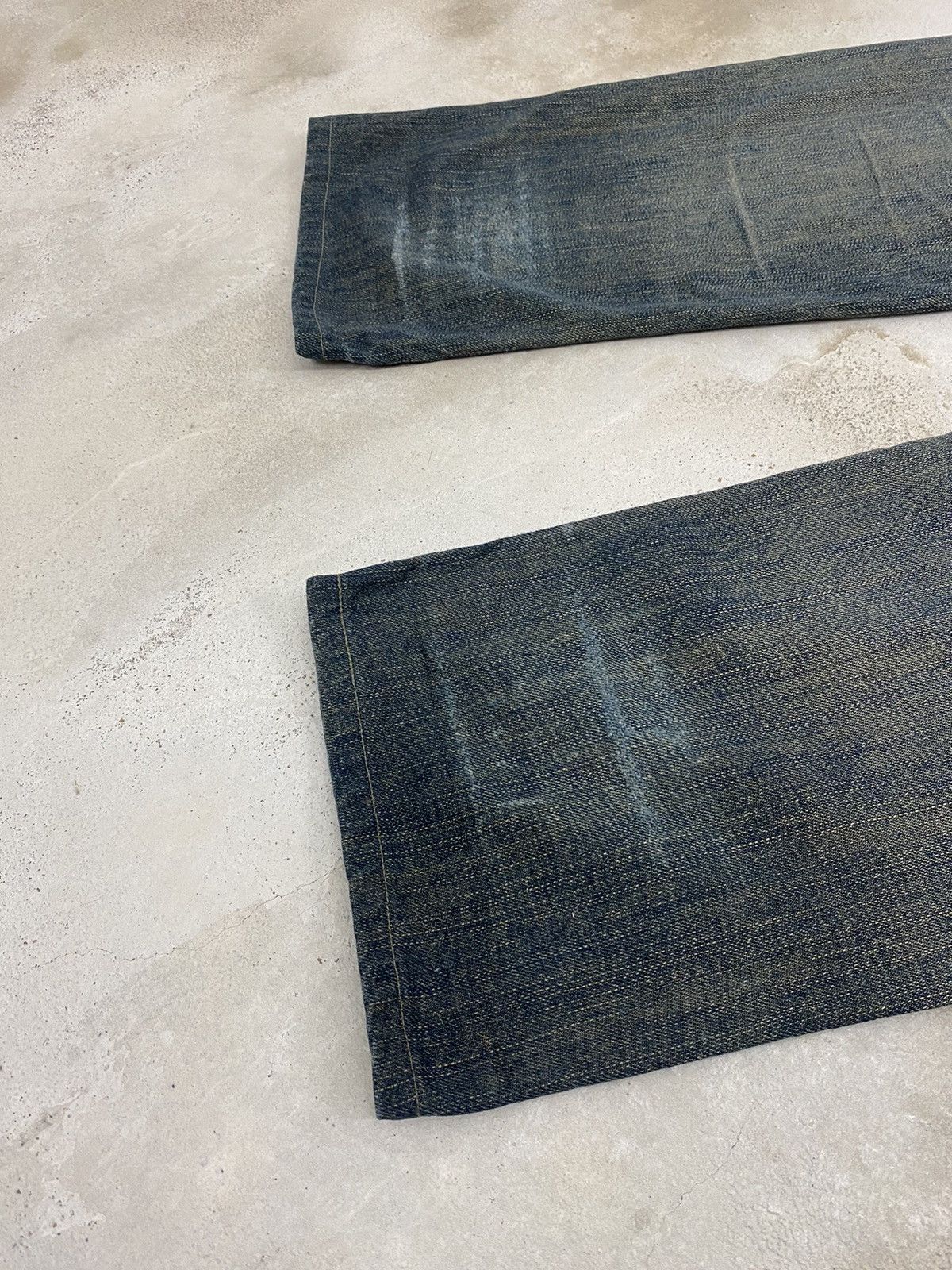 Edwin × Japanese Brand Edwin 404 Denim Baggy Loose Fit Washed Distressed Size US 32 / EU 48 - 20 Thumbnail