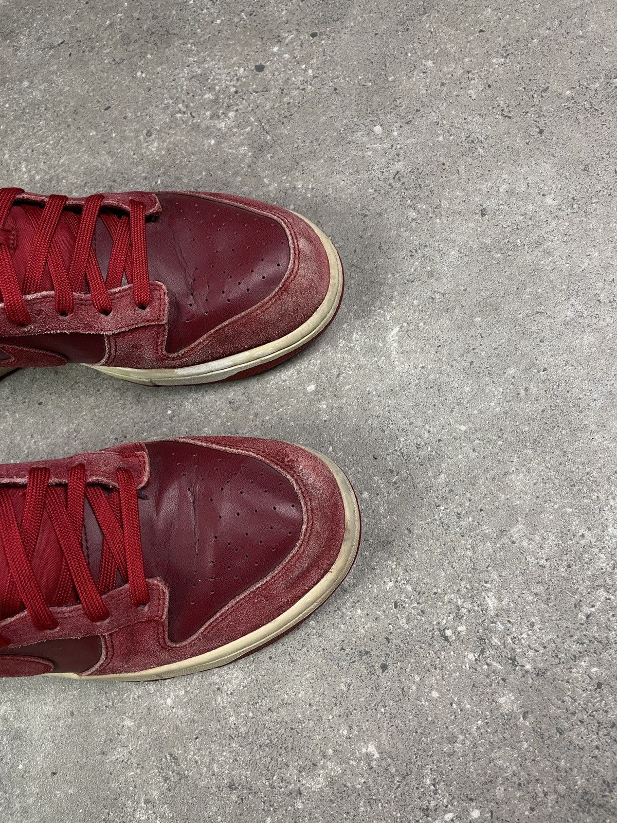 Nike × Vintage Nike Dunk Low Red 904234-601 sneakers Shoes Size US 9.5 / EU 42-43 - 3 Thumbnail