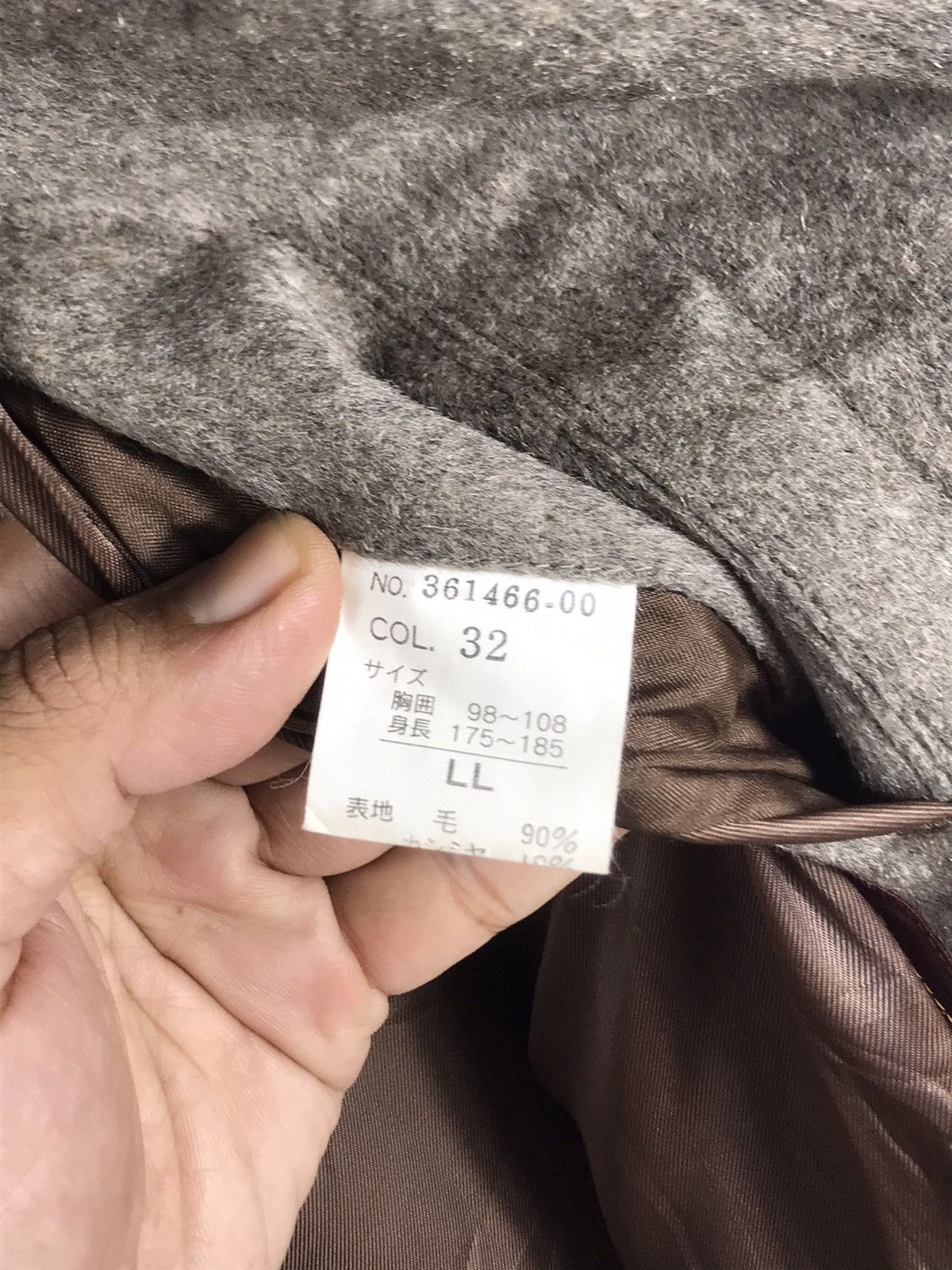 Japanese Brand × Vintage ⚡️Vintage Ramble Cashmere Wool Button Coat Jacket Size US L / EU 52-54 / 3 - 11 Thumbnail