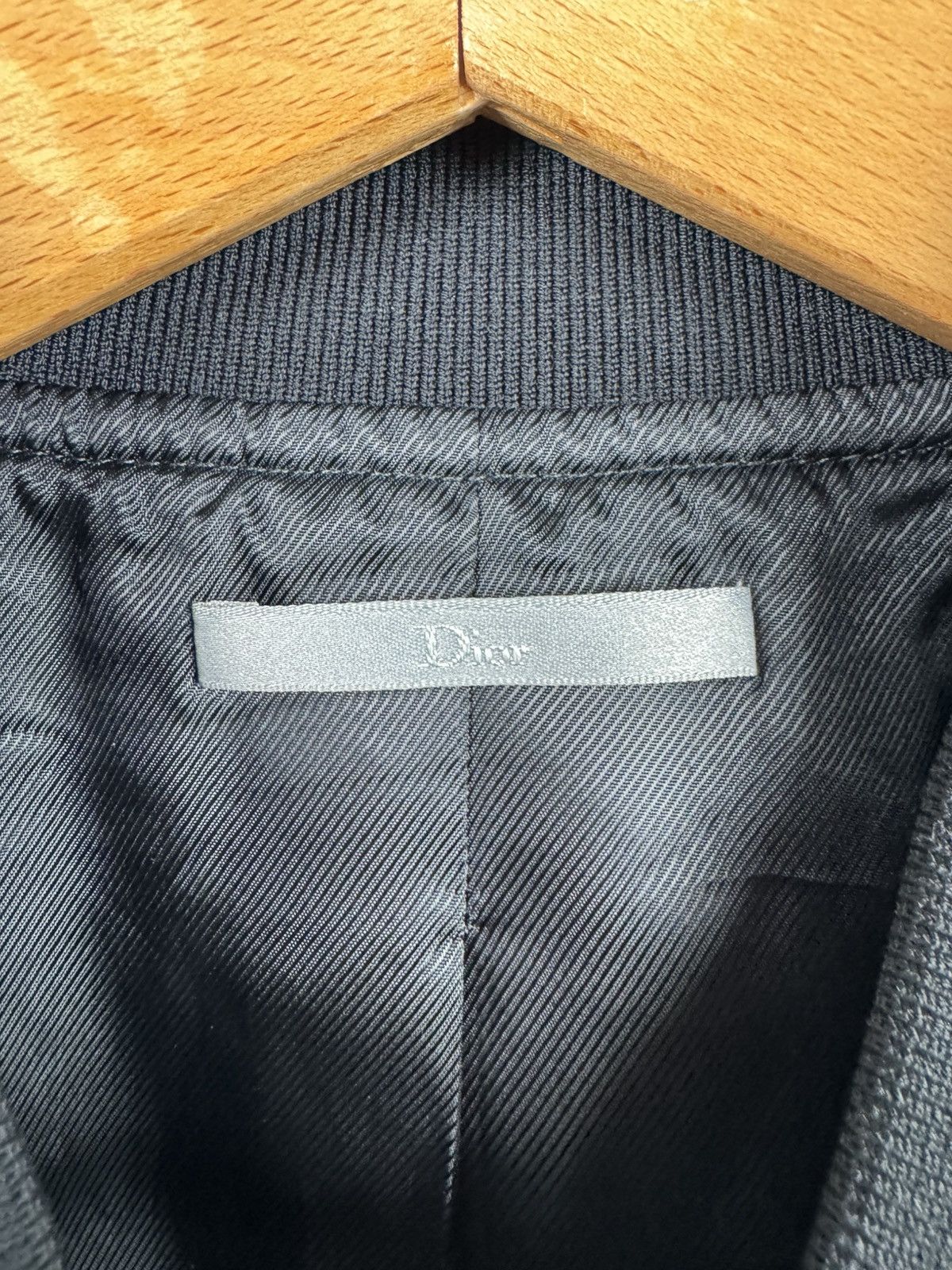 Dior Dior Homme Black Rose Embroidered Blouson Bomber Jacket Size US M / EU 48-50 / 2 - 7 Thumbnail