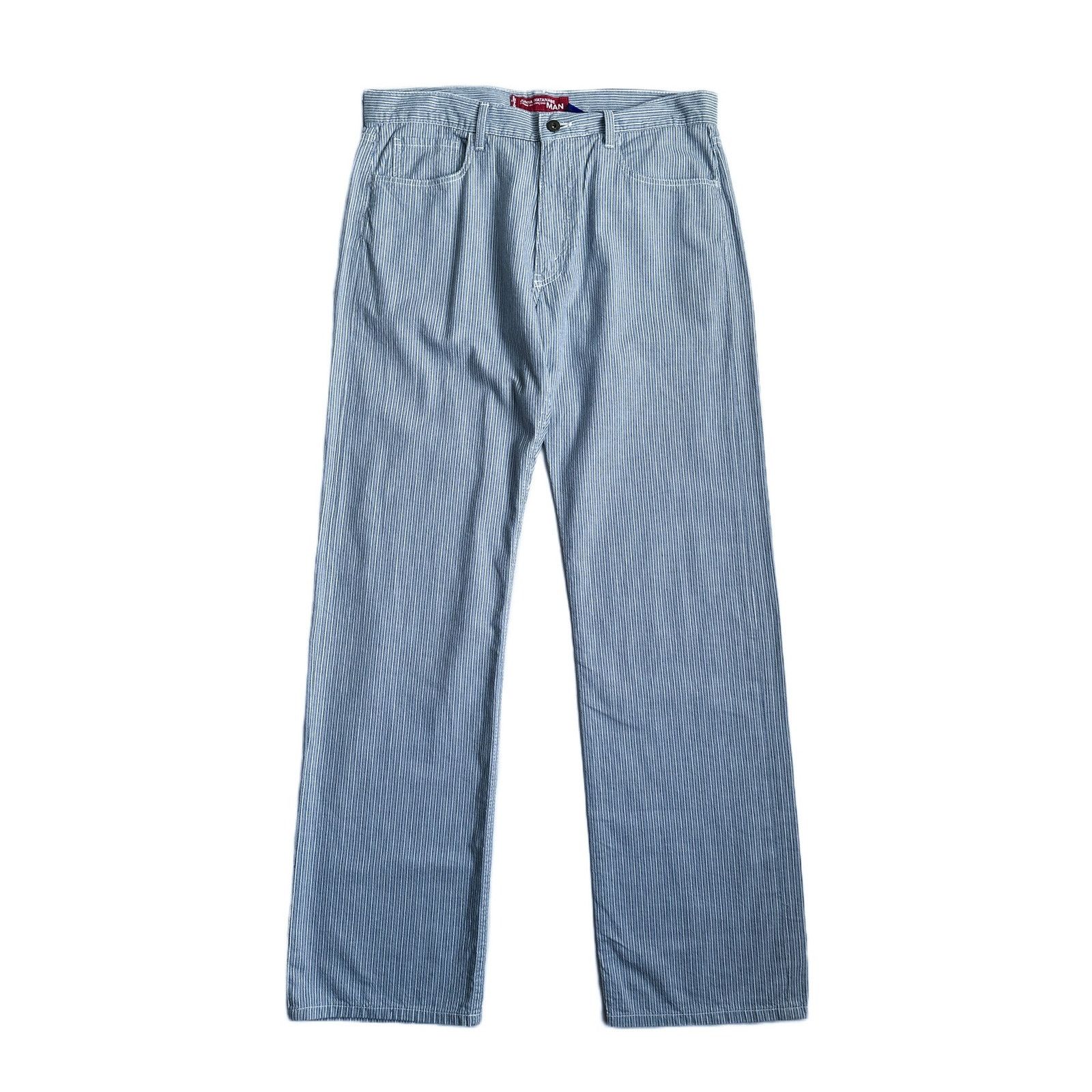 Junya Watanabe Junya Watanabe AD 2005 Wide Pinstriped Pants Size US 36 / EU 52 - 1 Thumbnail