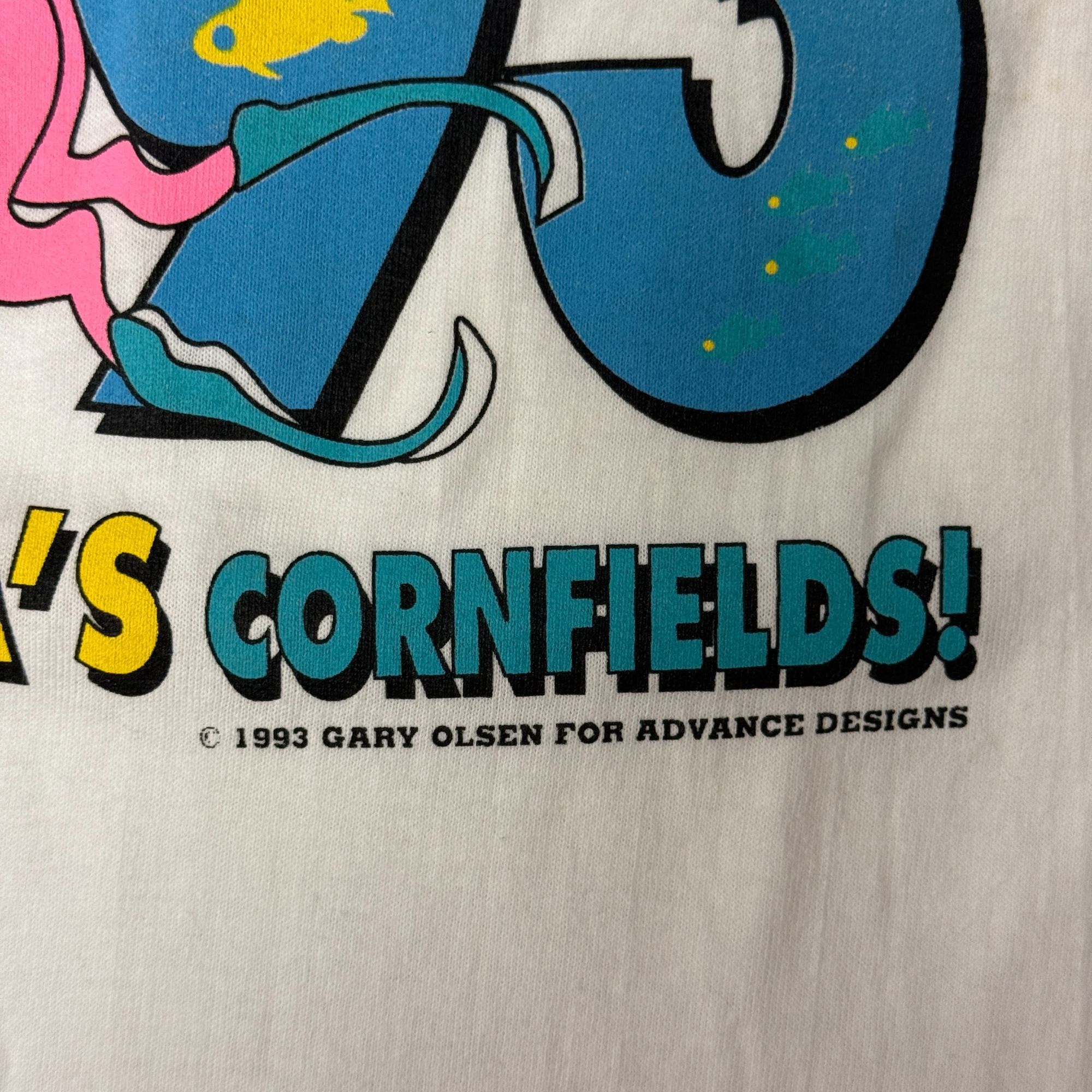 Hanes Field of Streams FLOOD of '93 PIG DIVING Iowa Cornfields Size US XL / EU 56 / 4 - 3 Thumbnail
