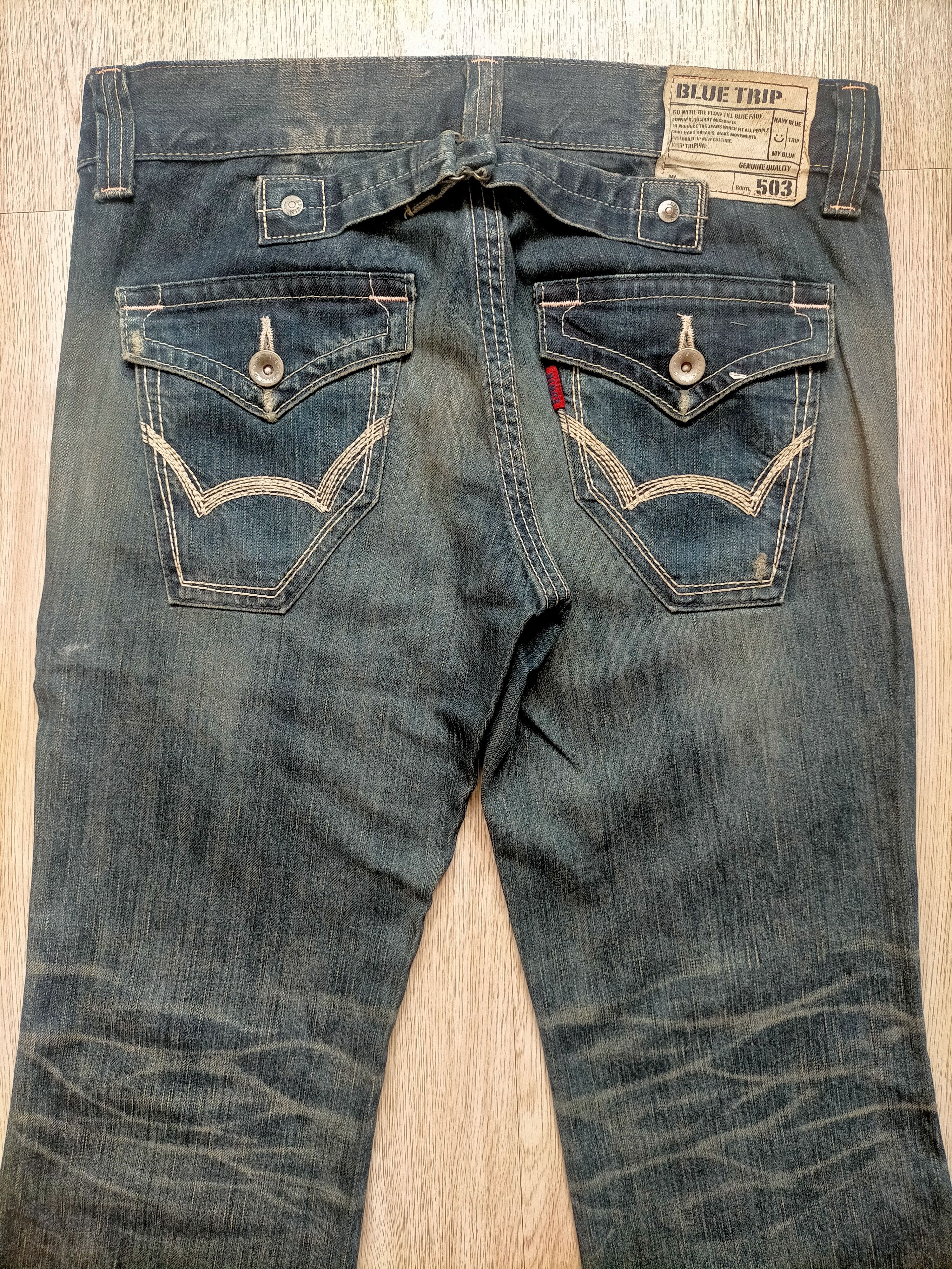 Edwin Flare Jeans 503 Blue Trip Japan blue Boot cut Size US 34 / EU 50 - 11 Thumbnail