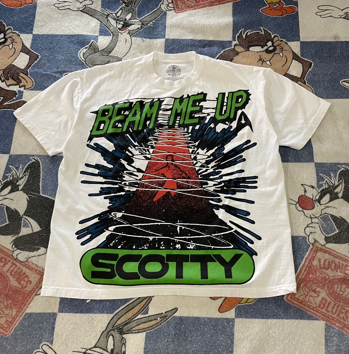 image of Kid Cudi Star Trek Tee in White (Size XL)